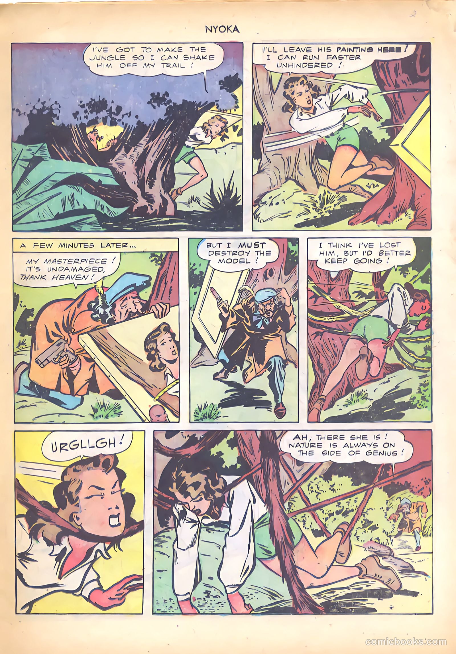 Nyoka the Jungle Girl #18 (1948) — page 19 of 36