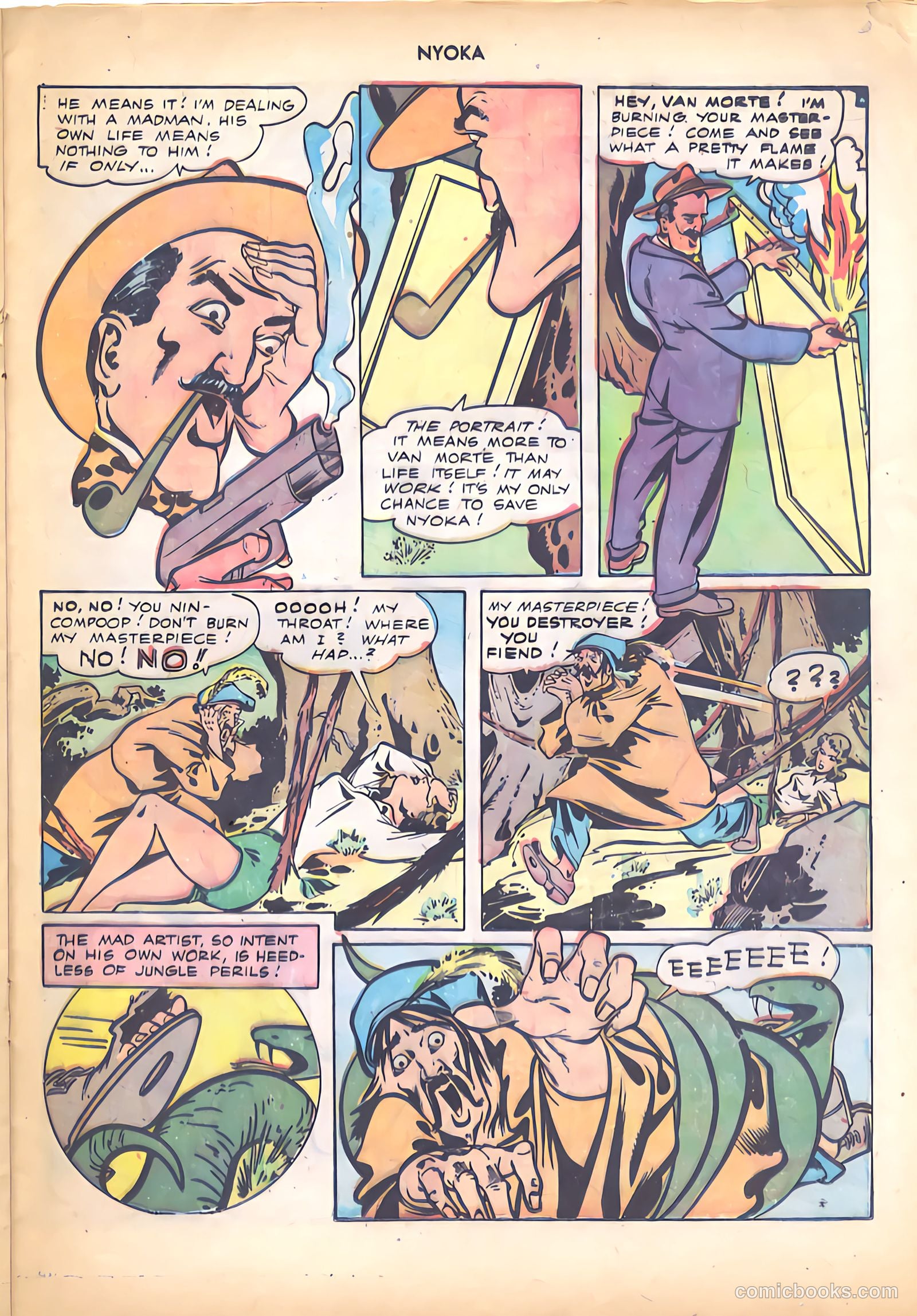 Nyoka the Jungle Girl #18 (1948) — page 21 of 36