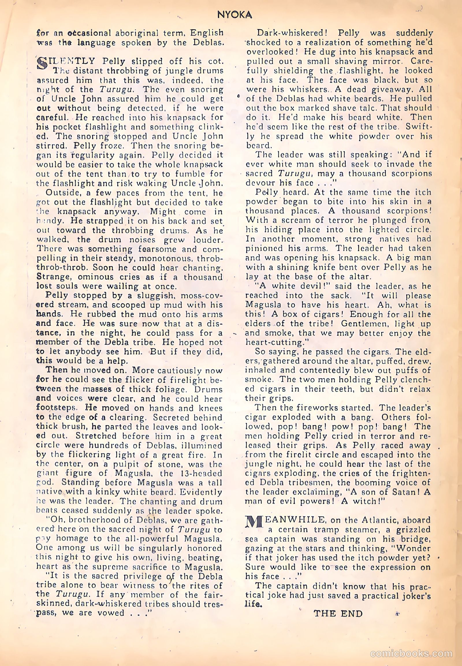 Nyoka the Jungle Girl #18 (1948) — page 26 of 36