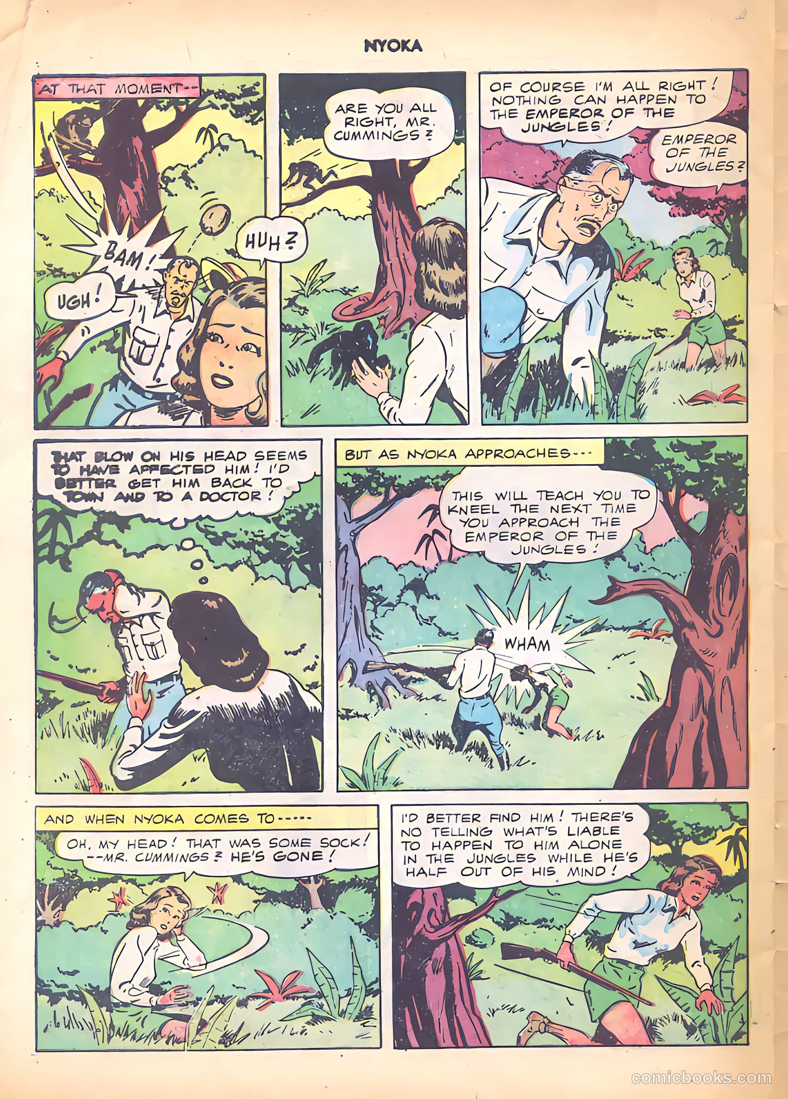 Nyoka the Jungle Girl #18 (1948) — page 30 of 36