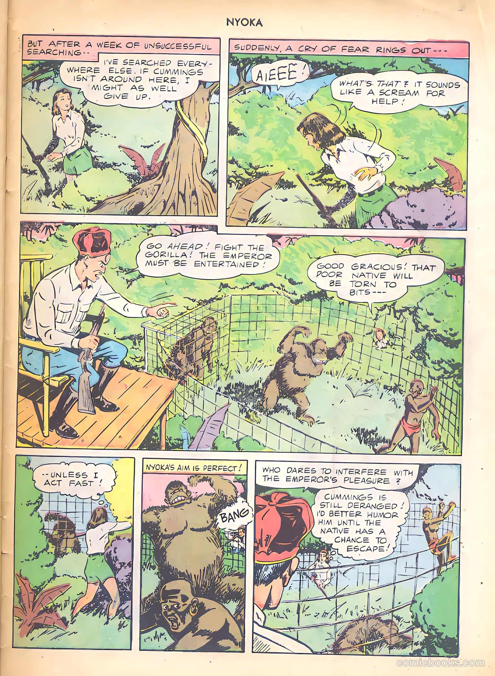 Nyoka the Jungle Girl #18 (1948) — page 31 of 36