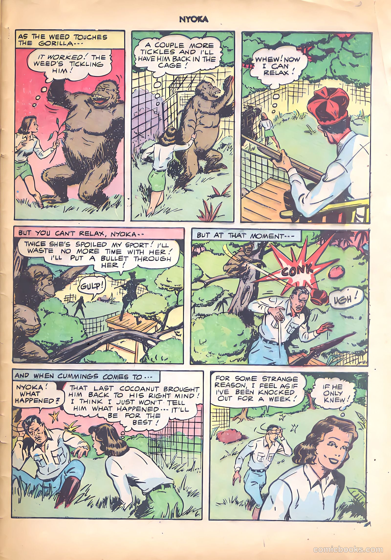 Nyoka the Jungle Girl #18 (1948) — page 33 of 36