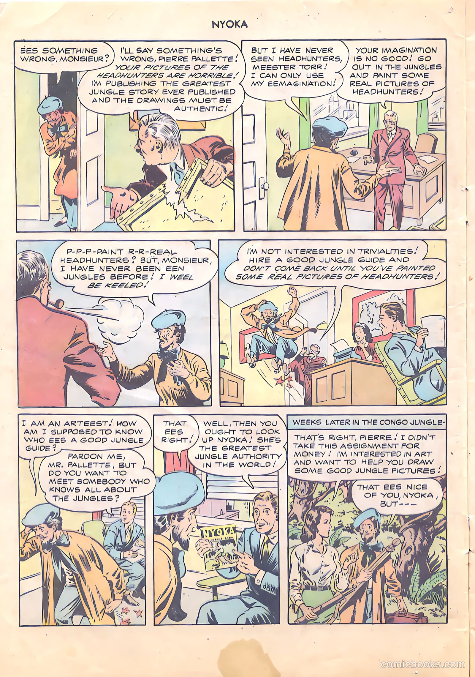 Nyoka the Jungle Girl #19 (1948) — page 4 of 36