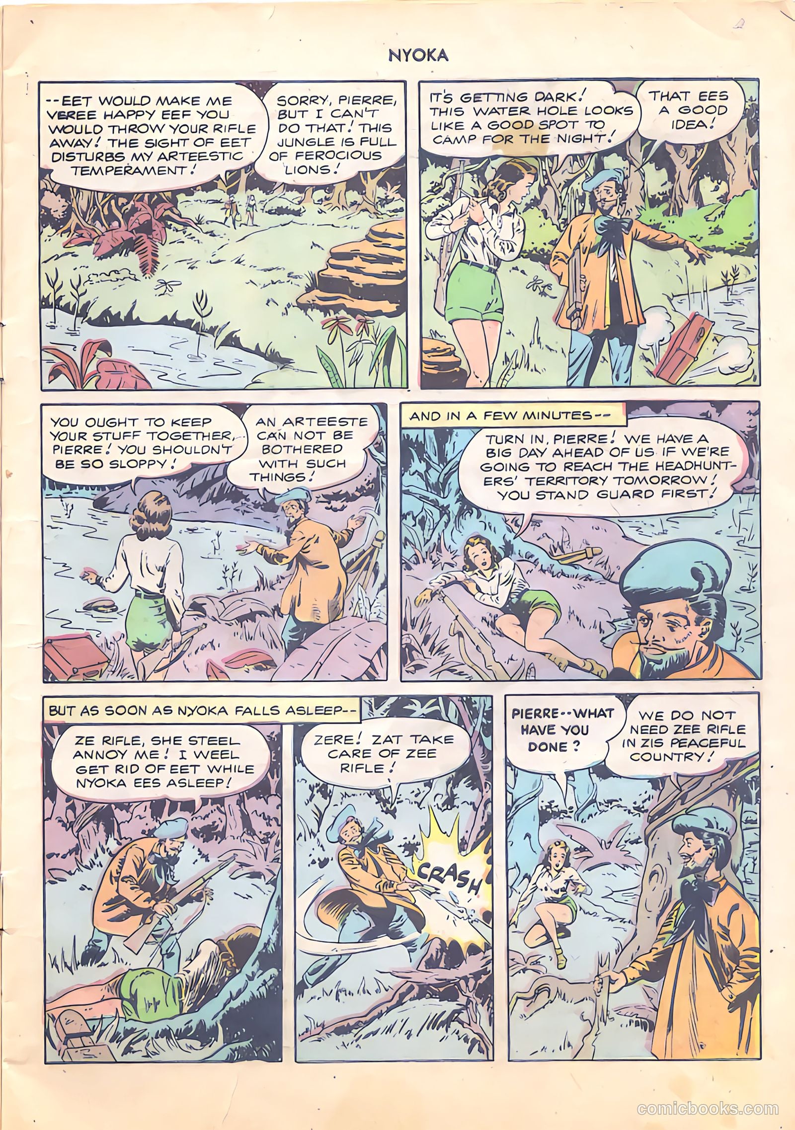 Nyoka the Jungle Girl #19 (1948) — page 5 of 36