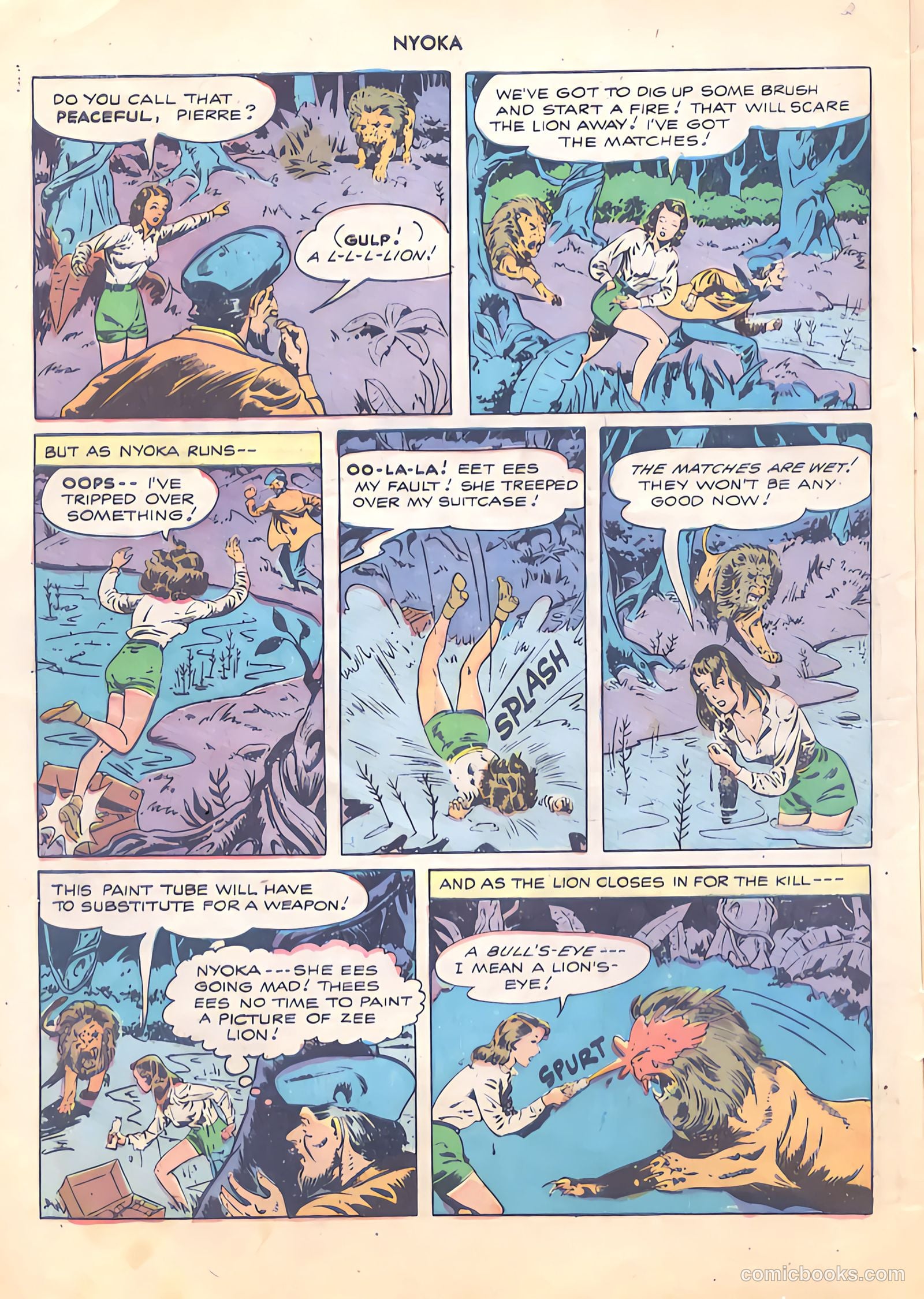 Nyoka the Jungle Girl #19 (1948) — page 6 of 36