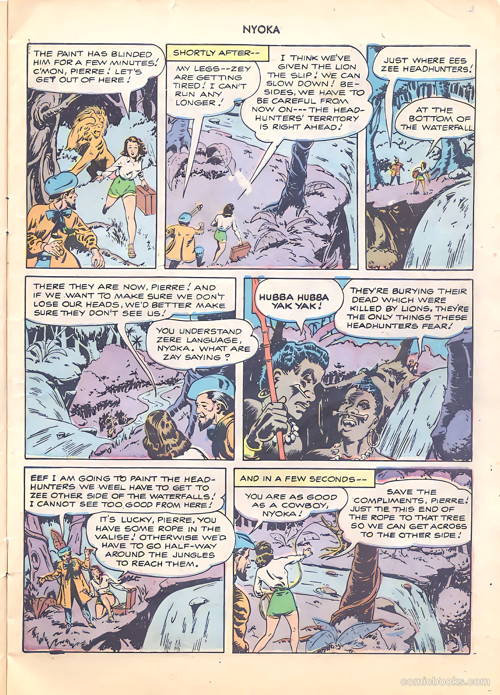 Nyoka the Jungle Girl #19 (1948) — page 7 of 36