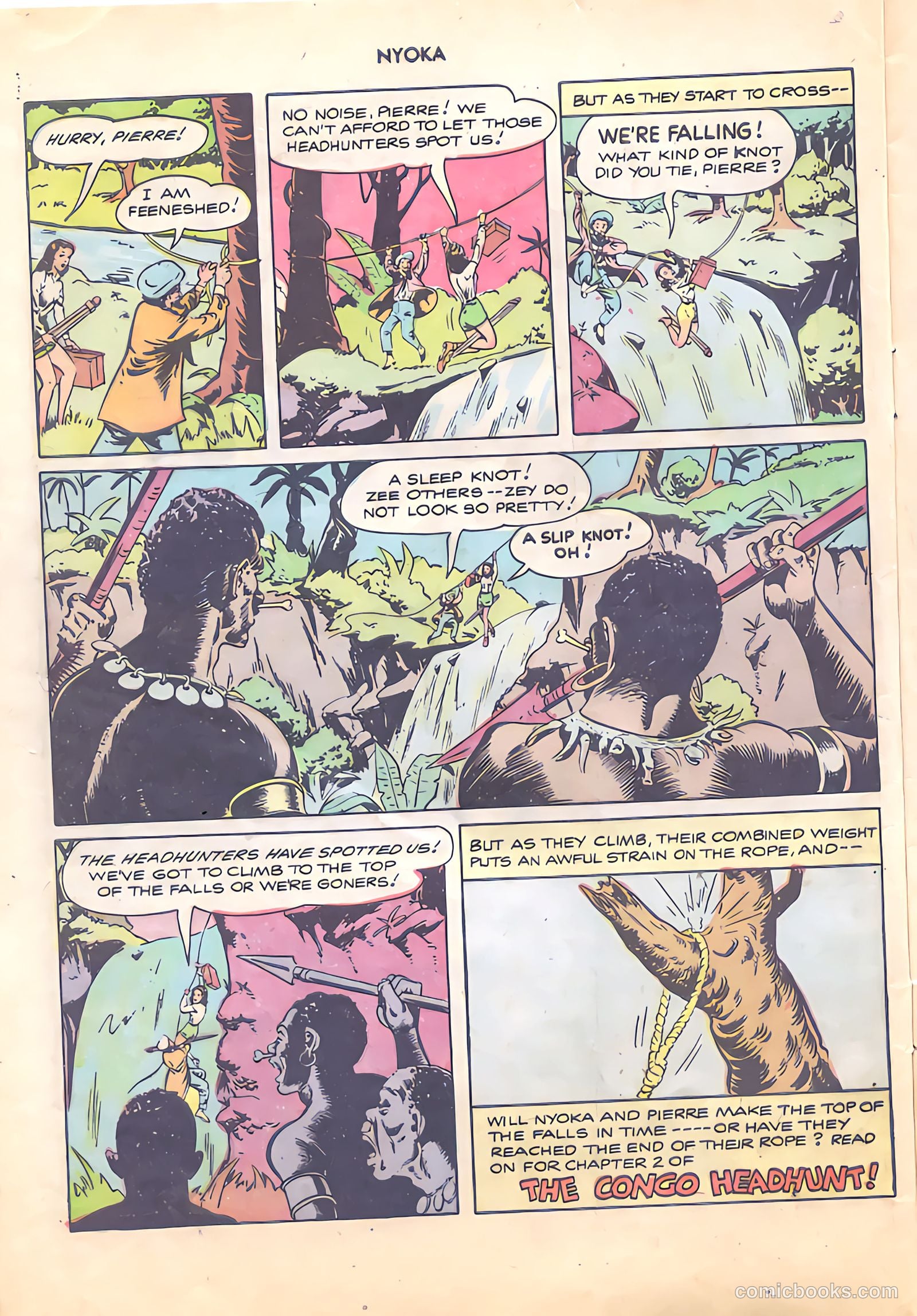 Nyoka the Jungle Girl #19 (1948) — page 8 of 36