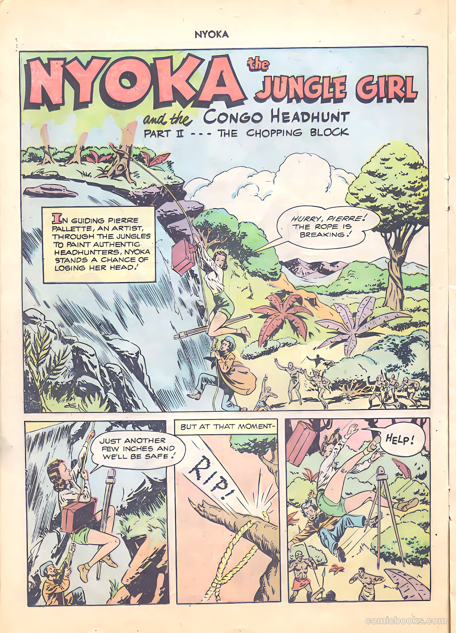 Nyoka the Jungle Girl #19 (1948) — page 16 of 36