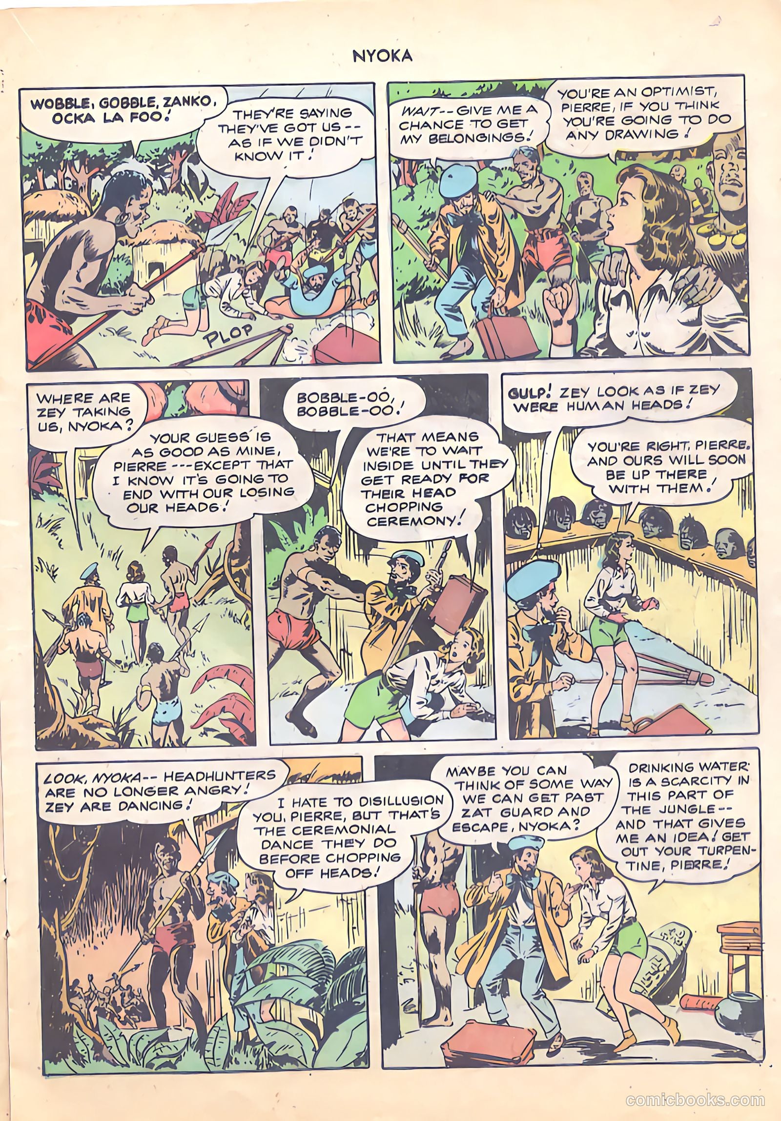 Nyoka the Jungle Girl #19 (1948) — page 17 of 36