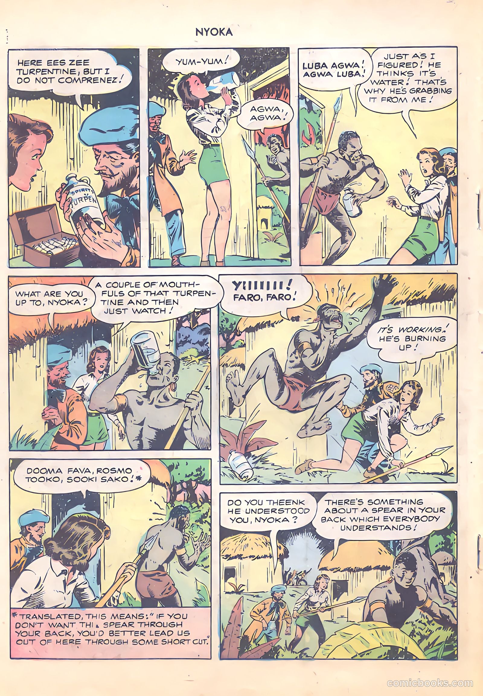 Nyoka the Jungle Girl #19 (1948) — page 18 of 36