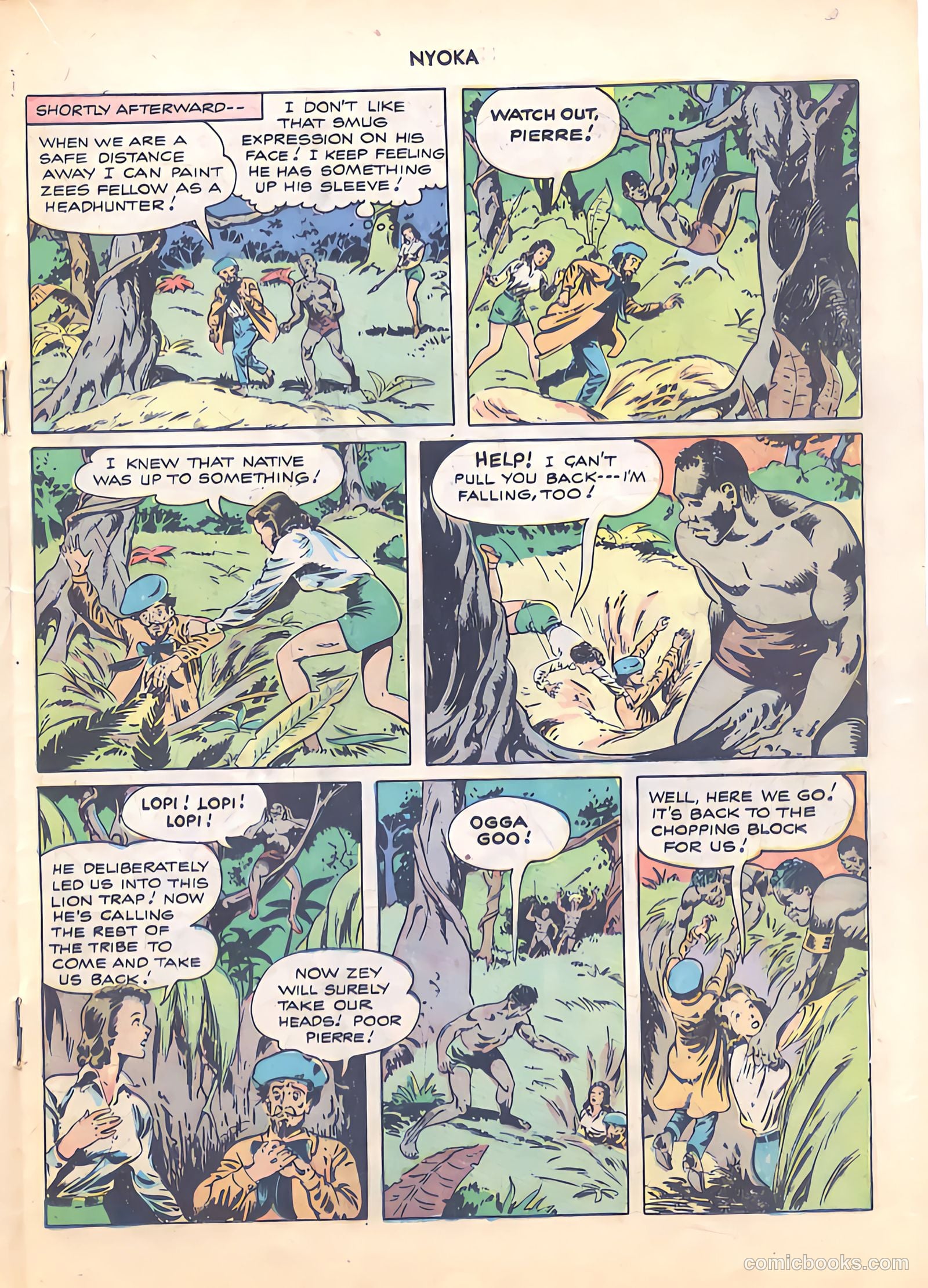 Nyoka the Jungle Girl #19 (1948) — page 19 of 36