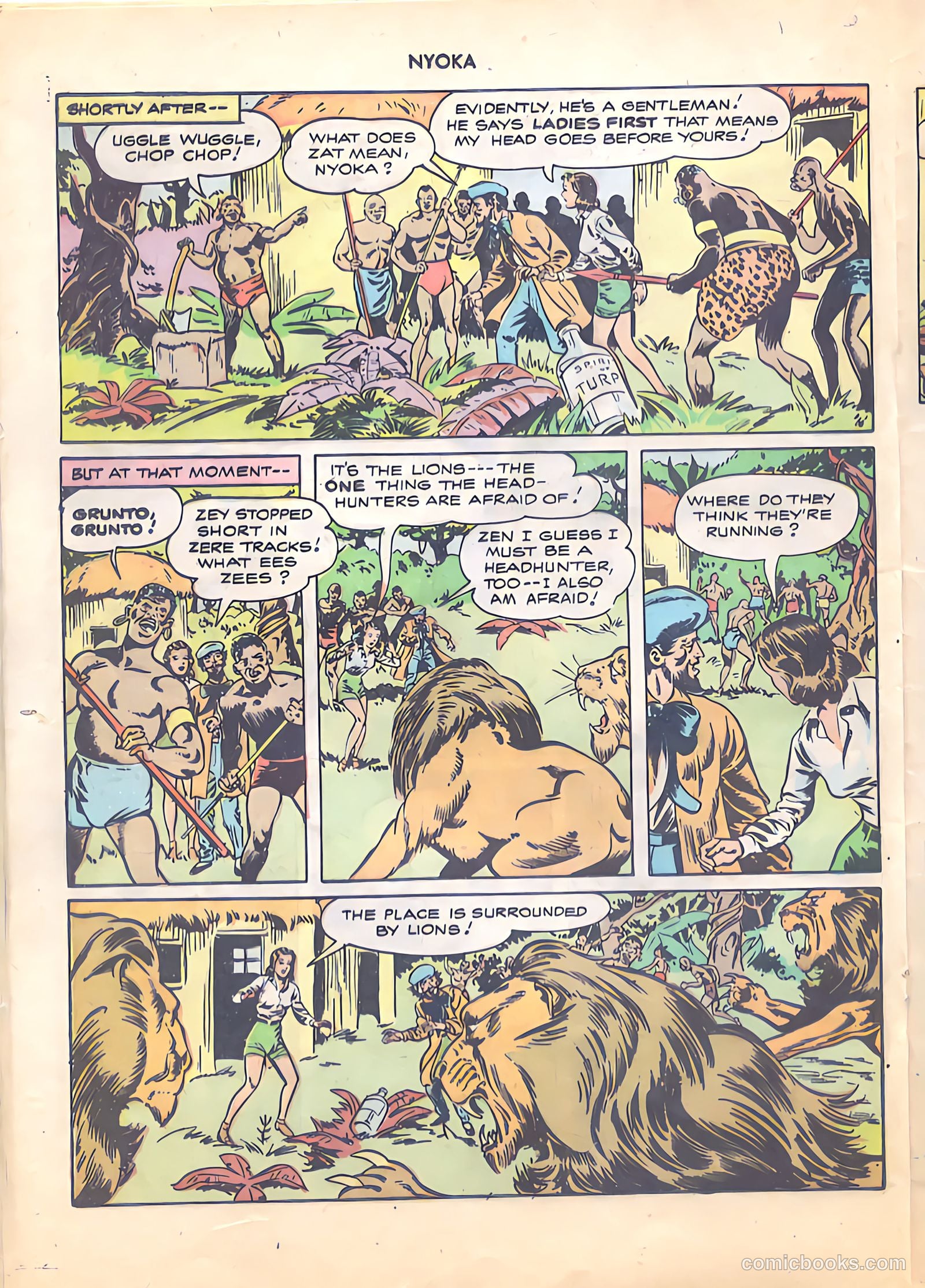 Nyoka the Jungle Girl #19 (1948) — page 20 of 36