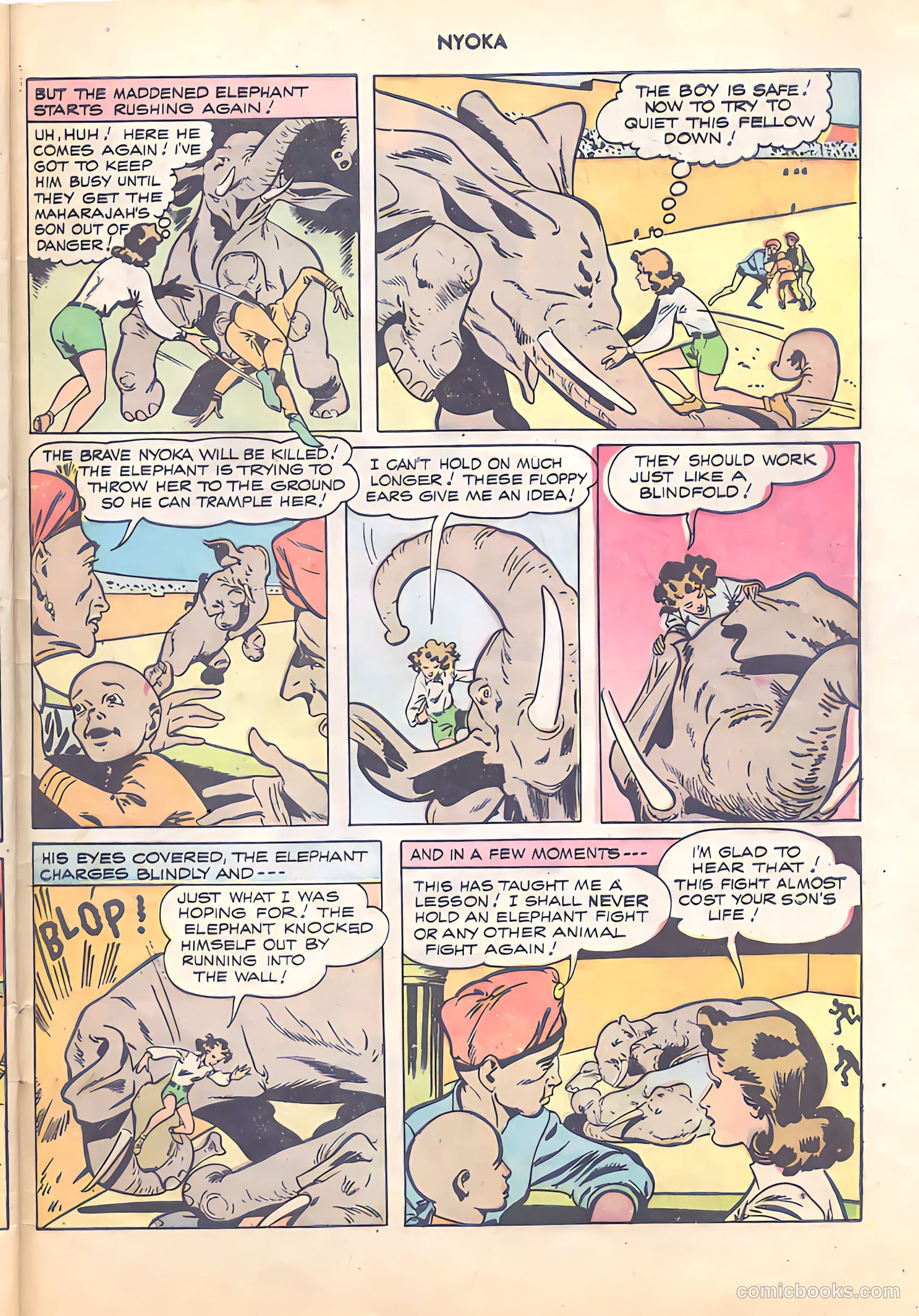 Nyoka the Jungle Girl #19 (1948) — page 33 of 36