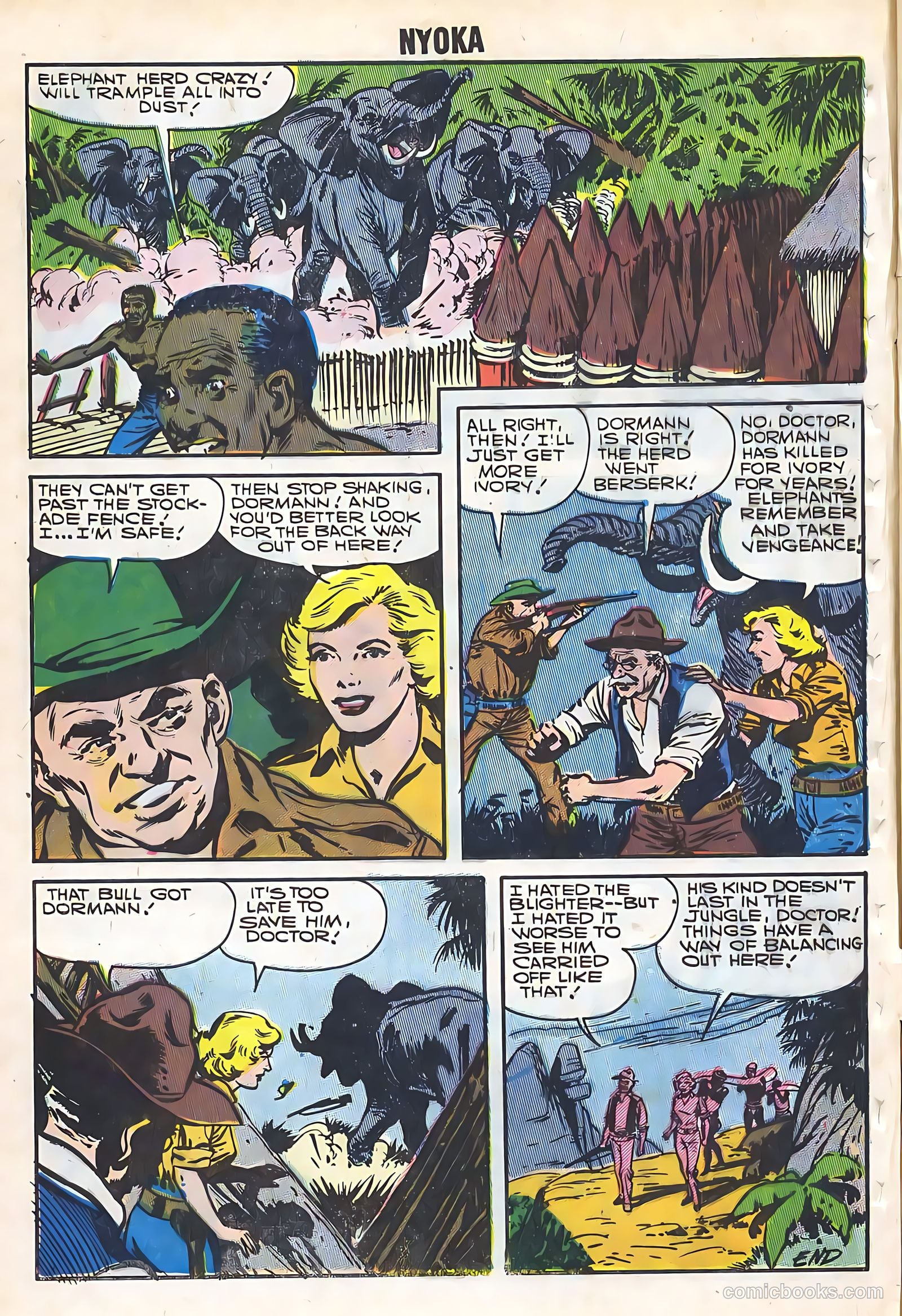 Nyoka the Jungle Girl #19 (1957) — page 8 of 36
