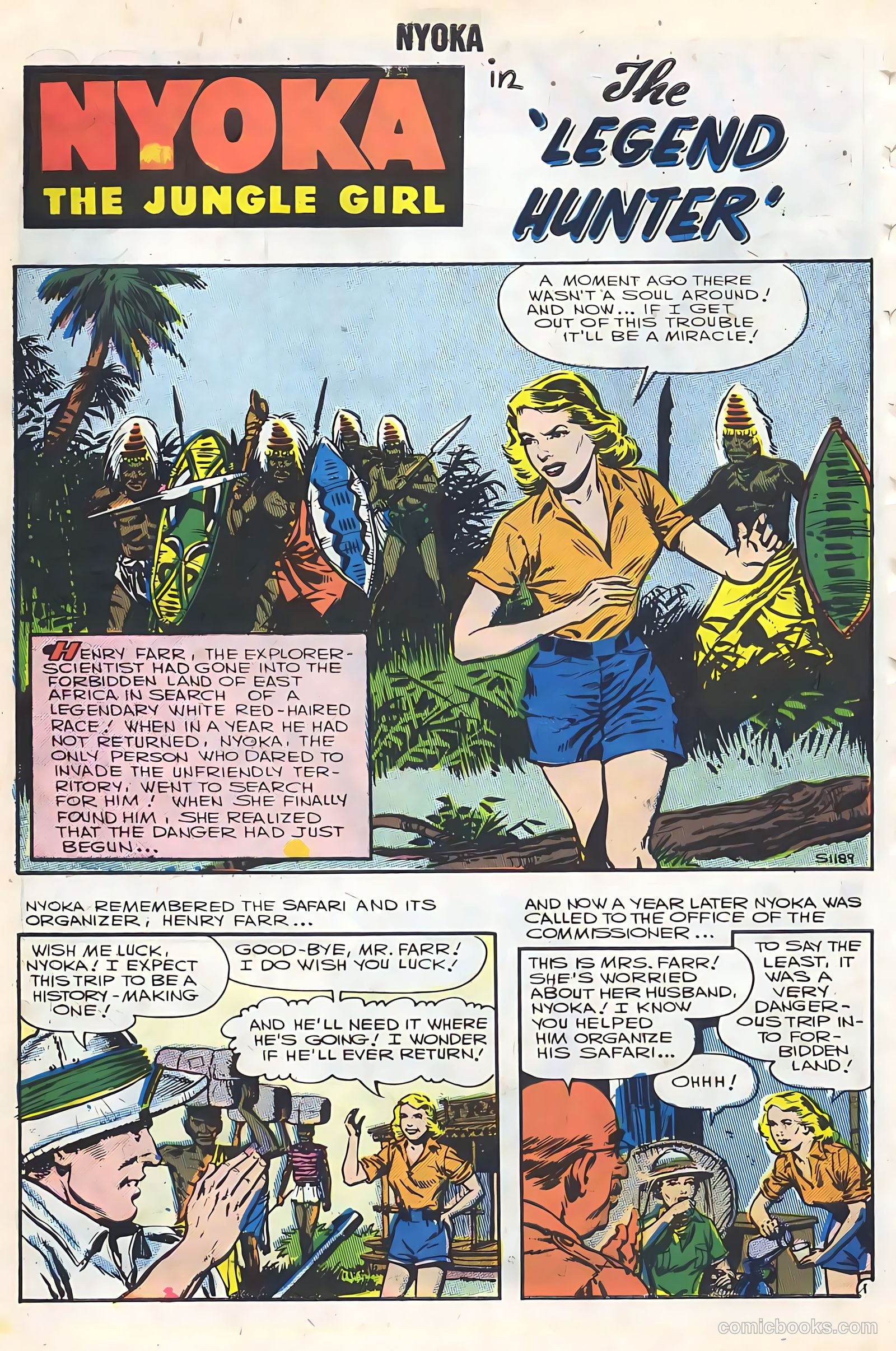 Nyoka the Jungle Girl #19 (1957) — page 10 of 36