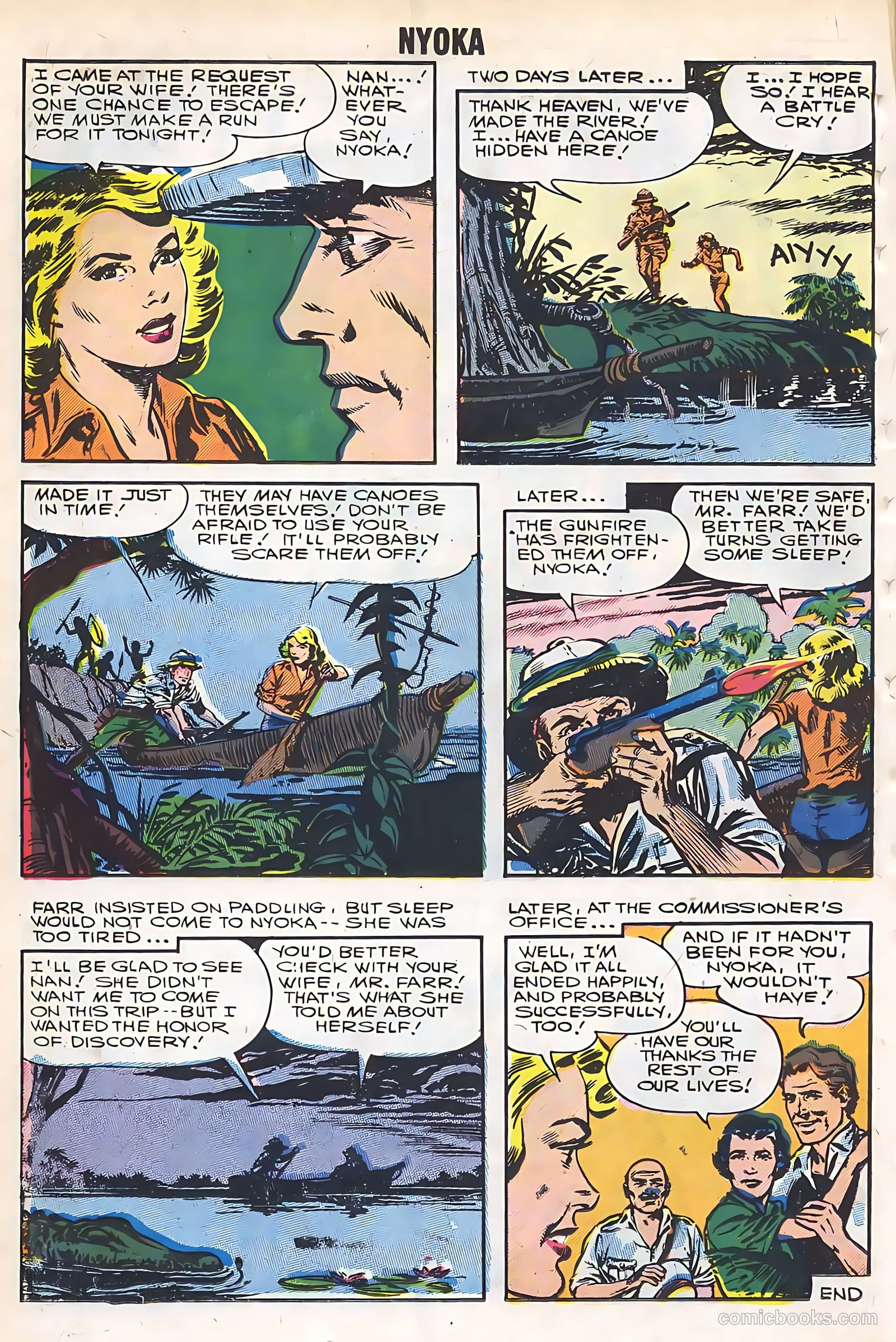 Nyoka the Jungle Girl #19 (1957) — page 14 of 36
