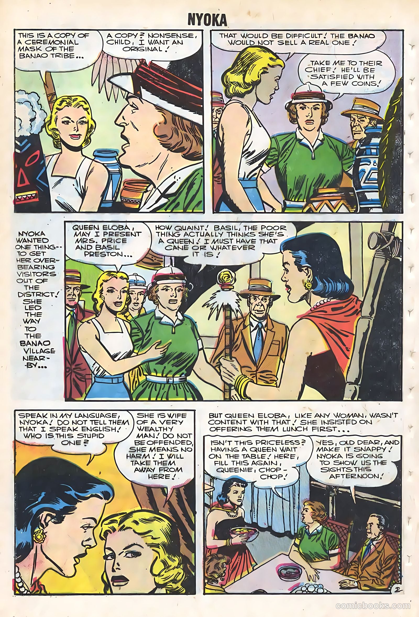 Nyoka the Jungle Girl #19 (1957) — page 20 of 36