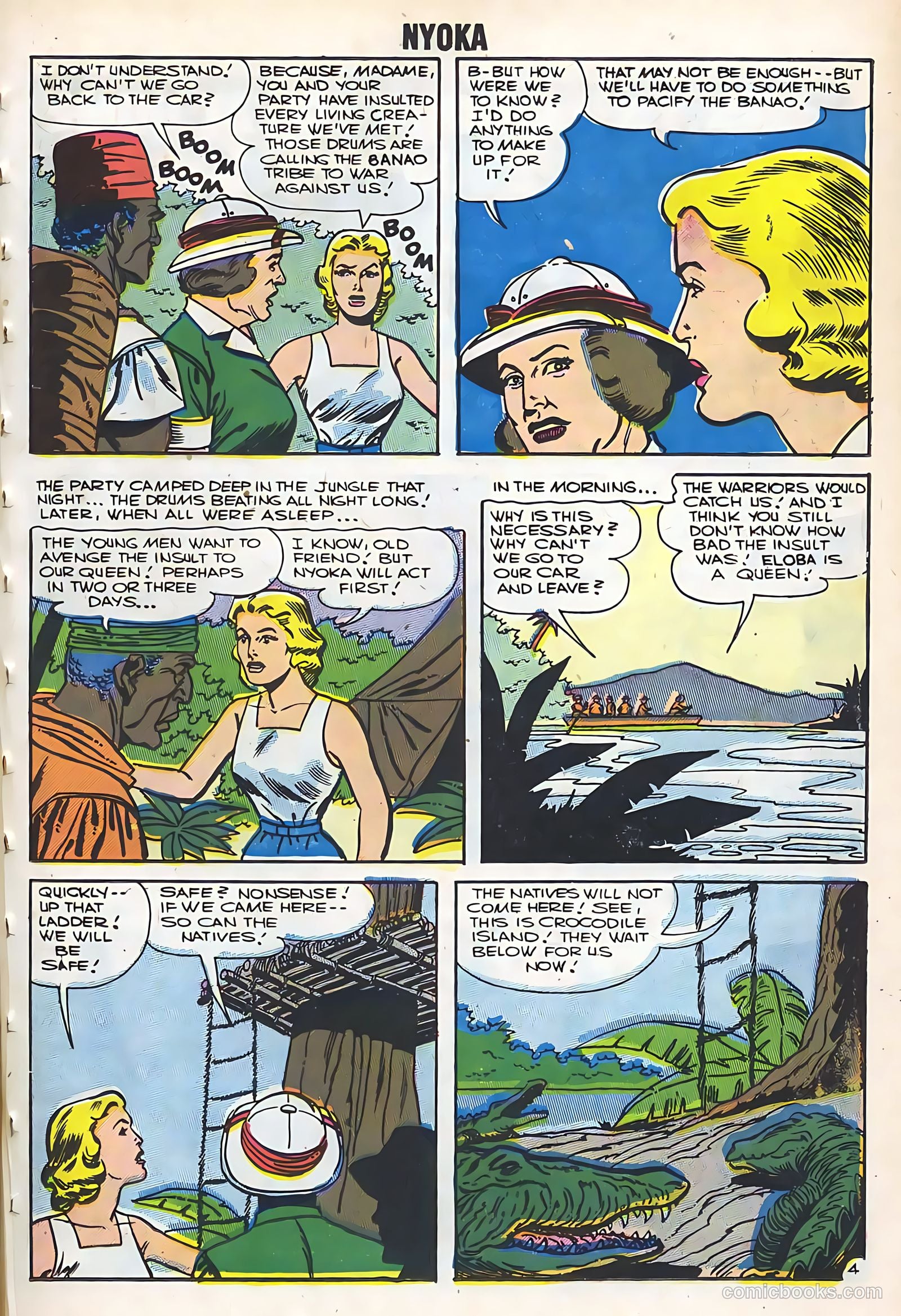 Nyoka the Jungle Girl #19 (1957) — page 23 of 36