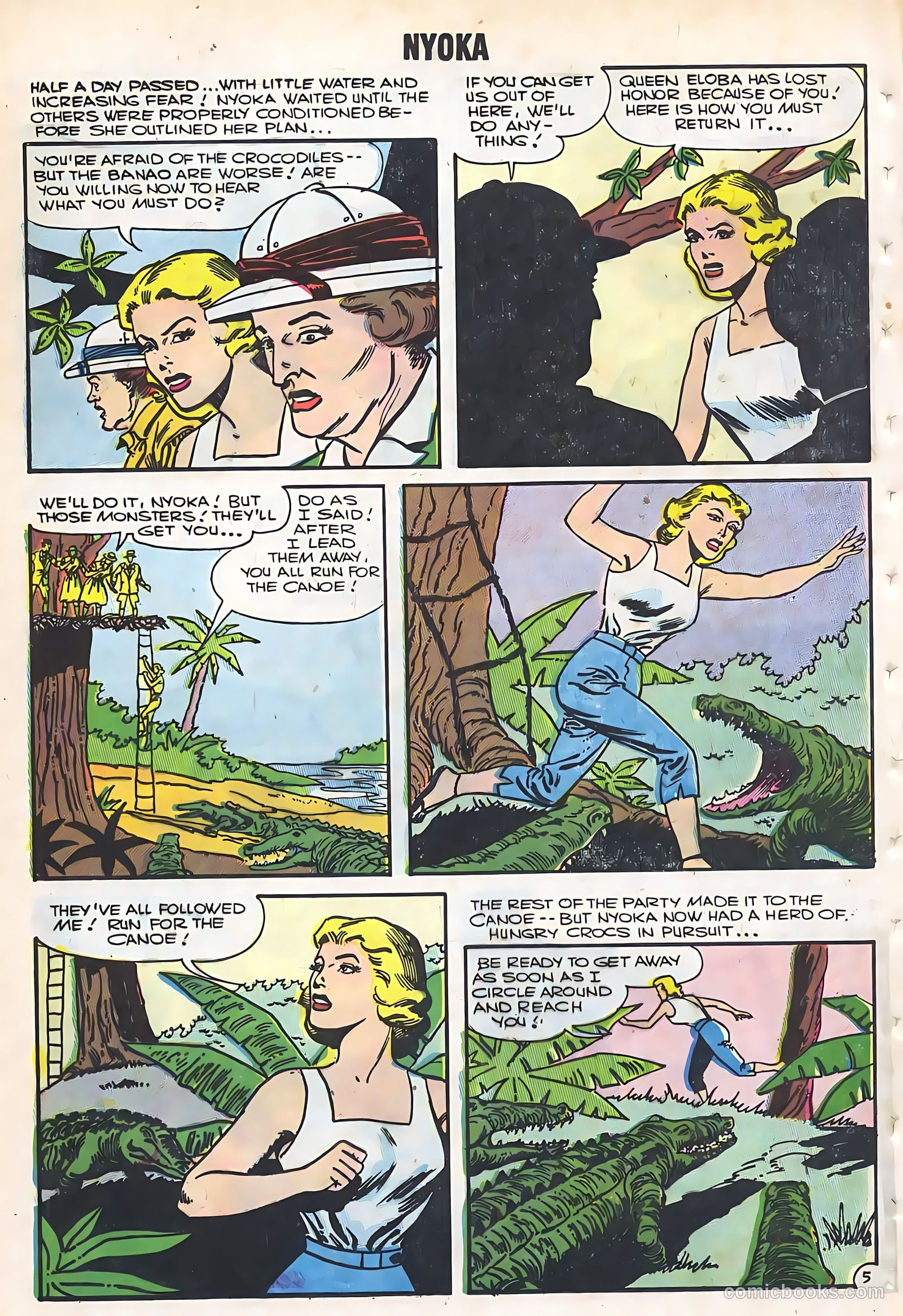 Nyoka the Jungle Girl #19 (1957) — page 24 of 36
