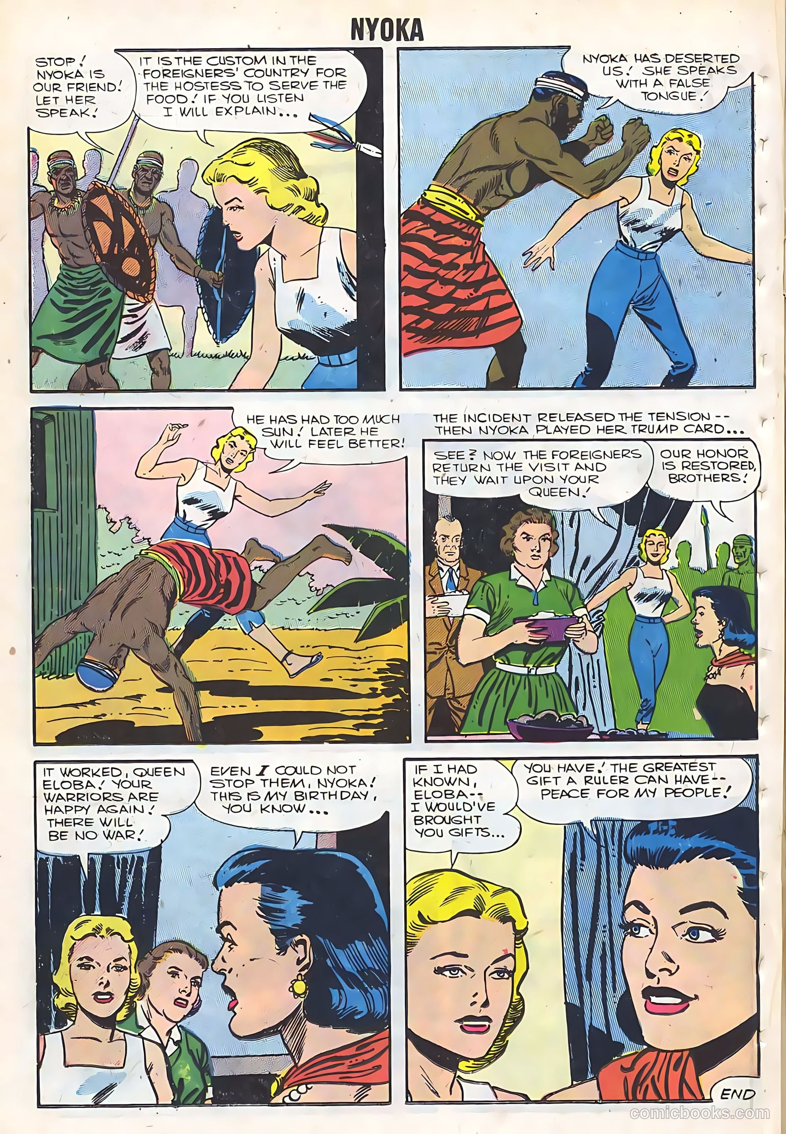 Nyoka the Jungle Girl #19 (1957) — page 26 of 36