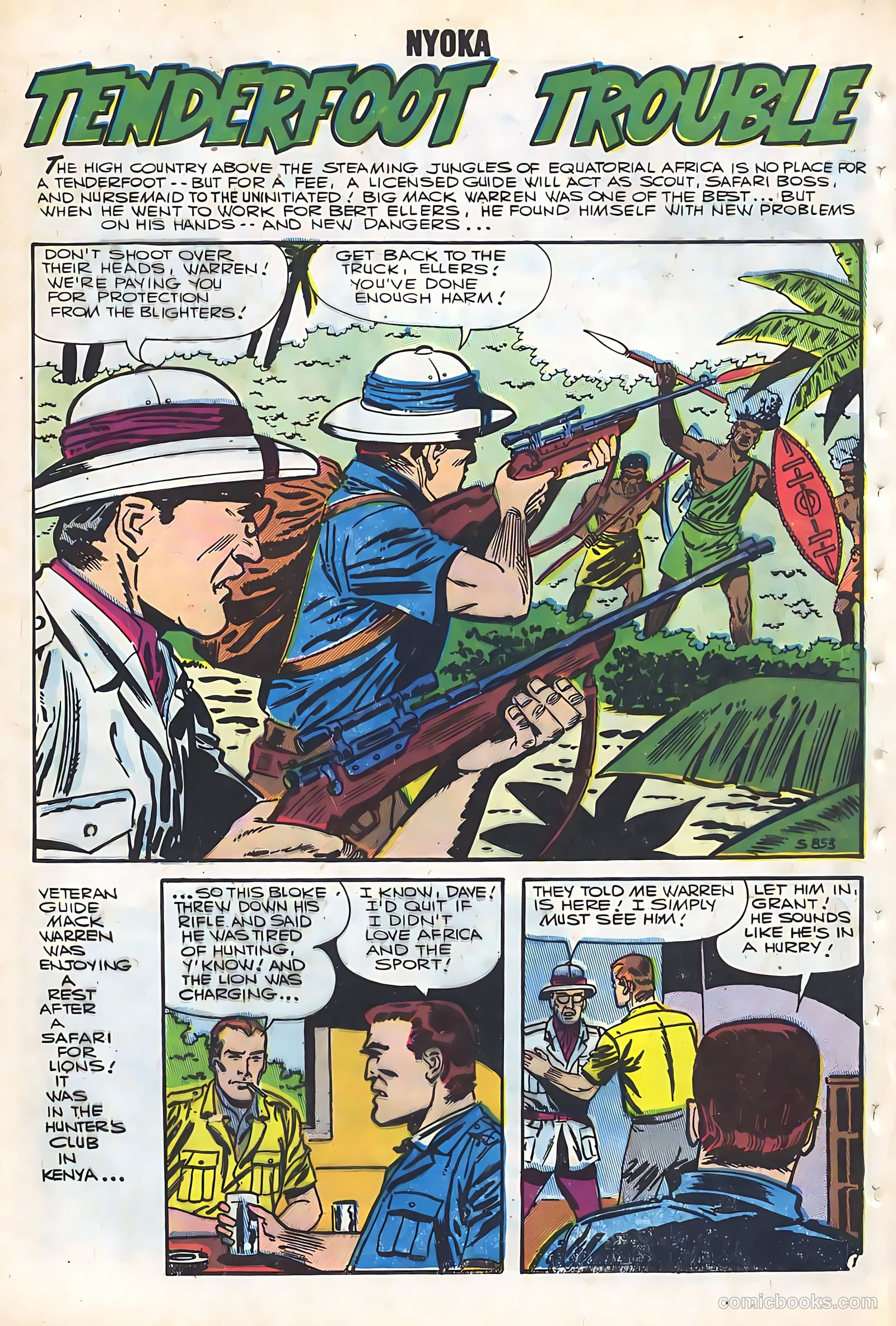 Nyoka the Jungle Girl #19 (1957) — page 28 of 36