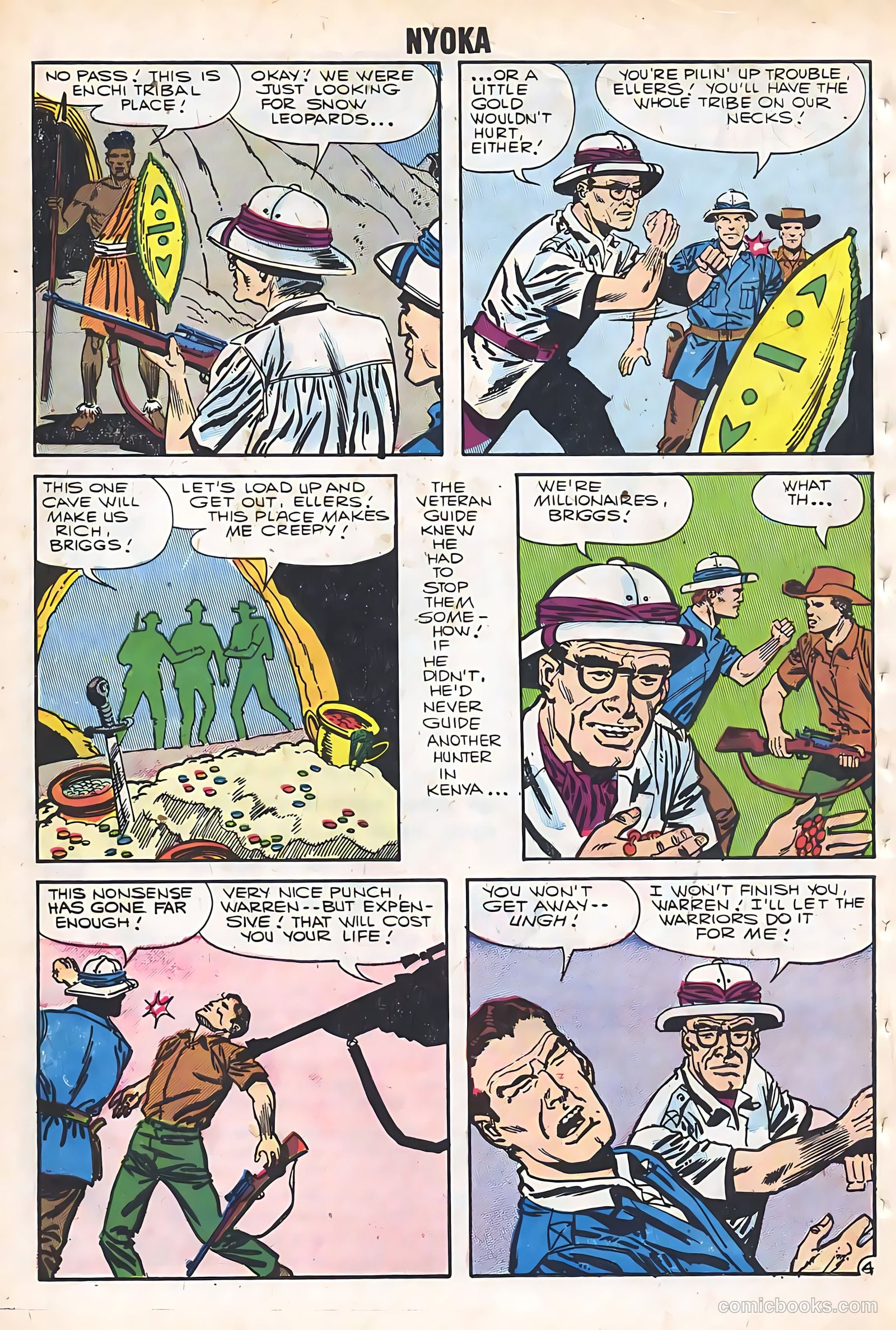 Nyoka the Jungle Girl #19 (1957) — page 32 of 36