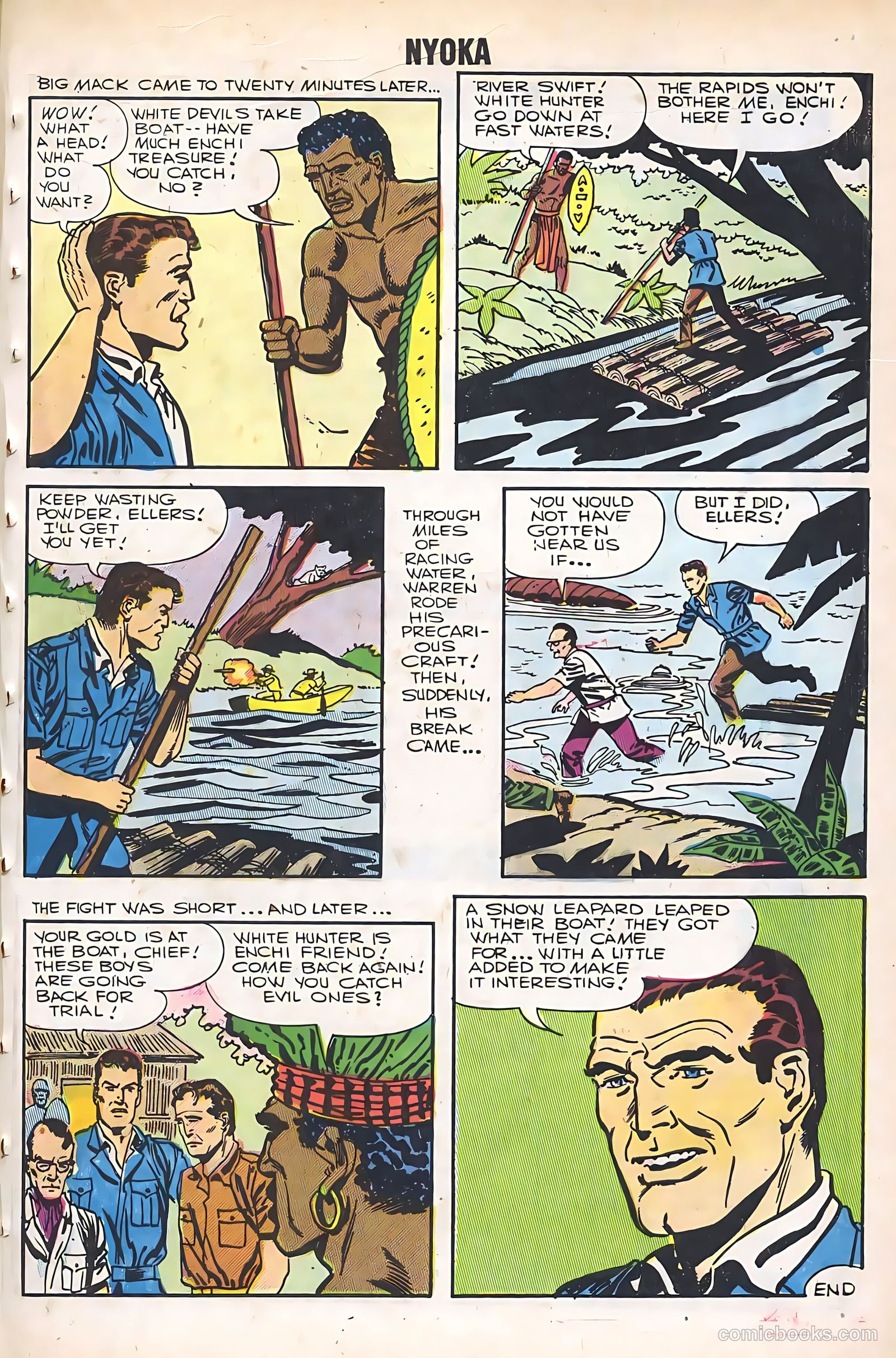 Nyoka the Jungle Girl #19 (1957) — page 33 of 36