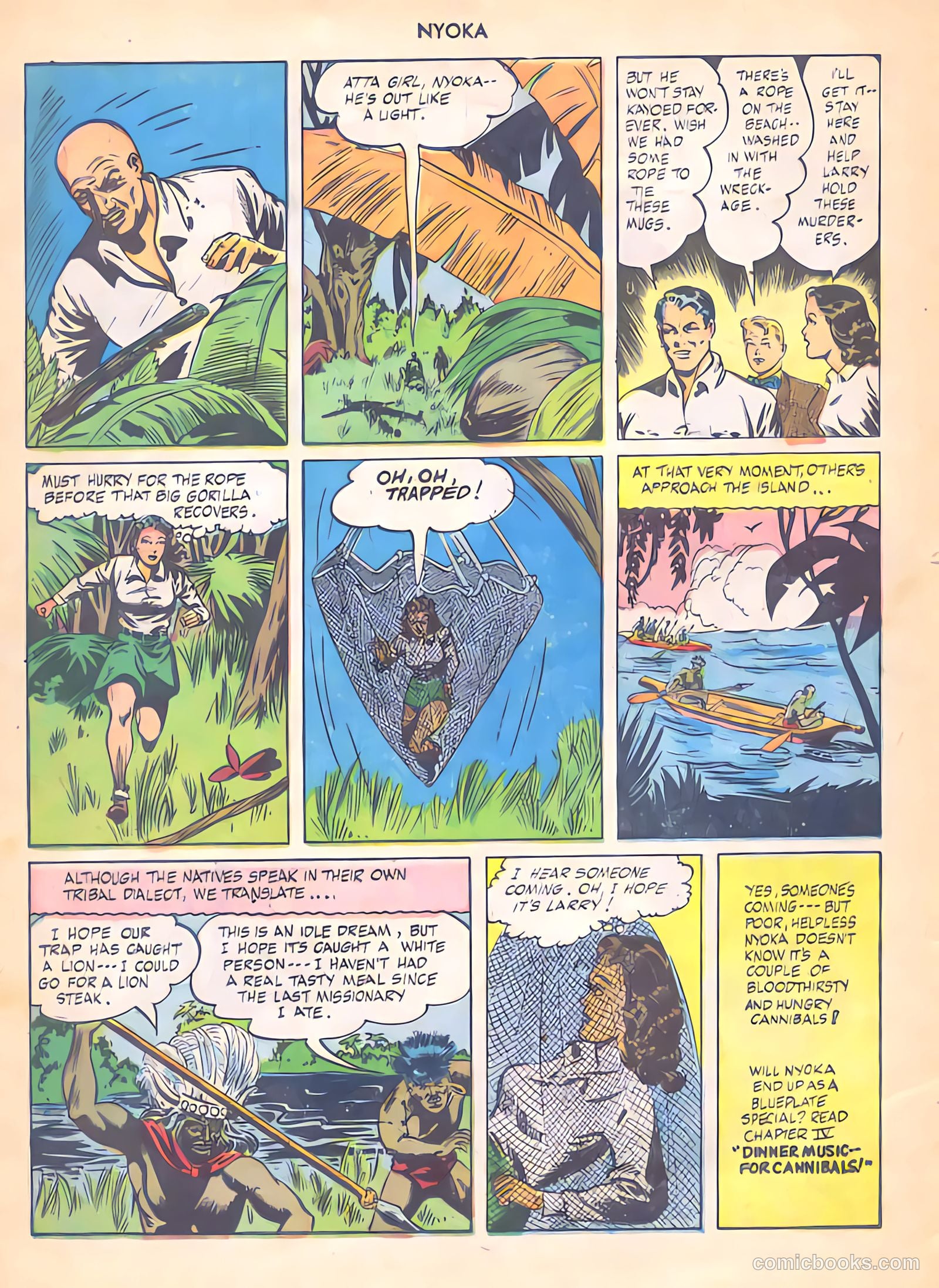 Nyoka the Jungle Girl #2 (1945) — page 22 of 32