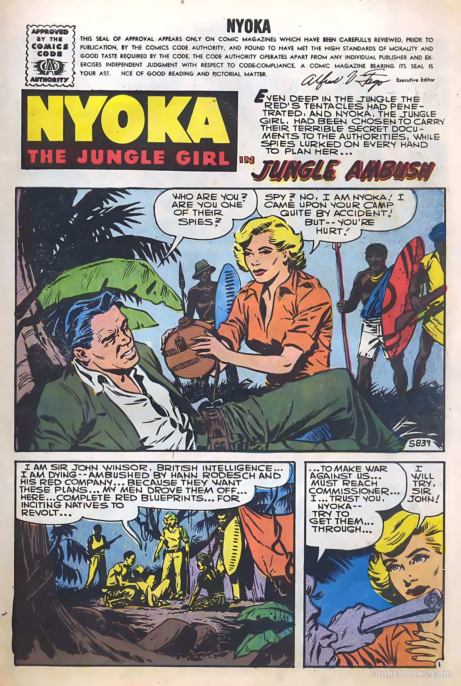 Nyoka the Jungle Girl #20 (1957) — page 3 of 36
