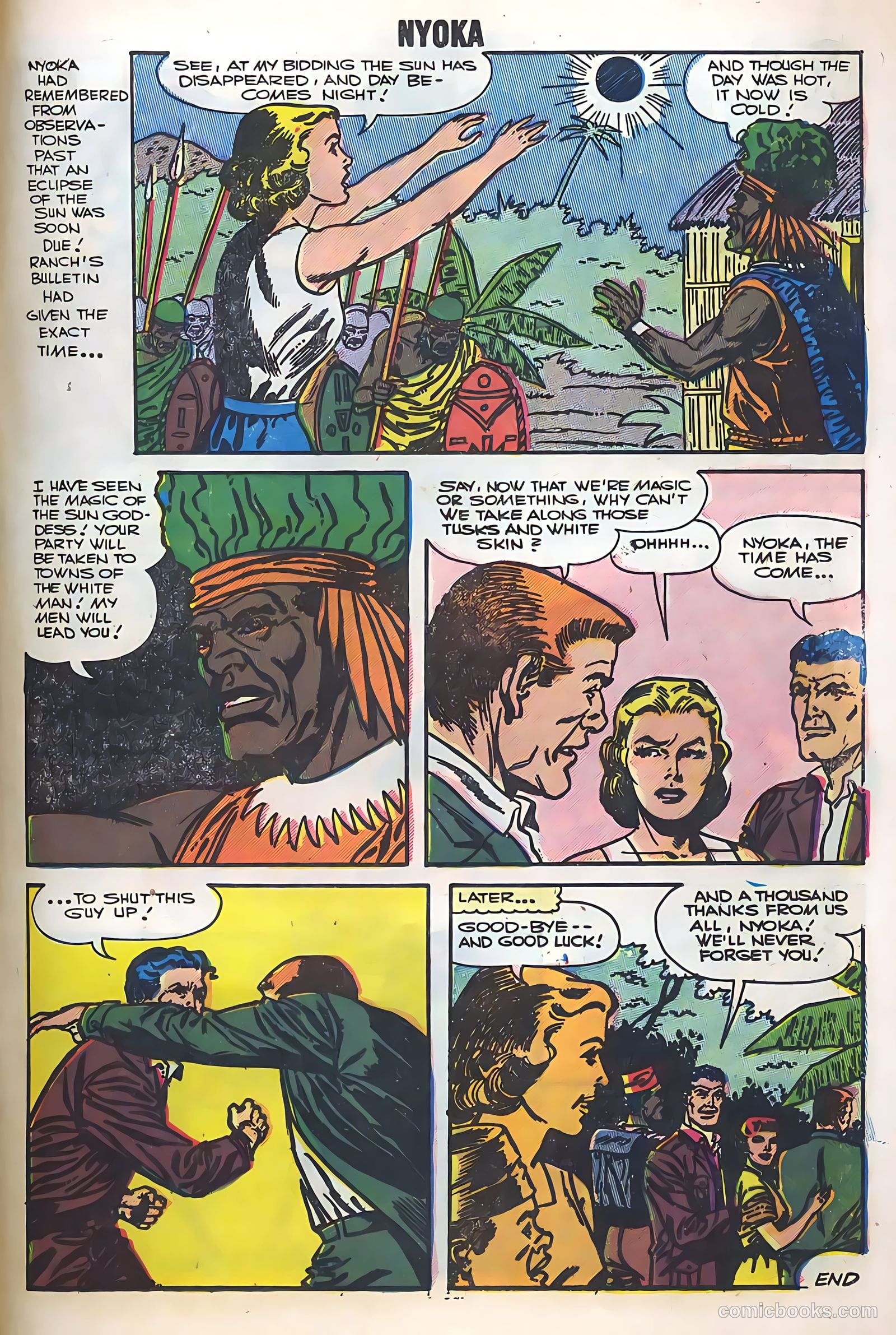 Nyoka the Jungle Girl #20 (1957) — page 13 of 36