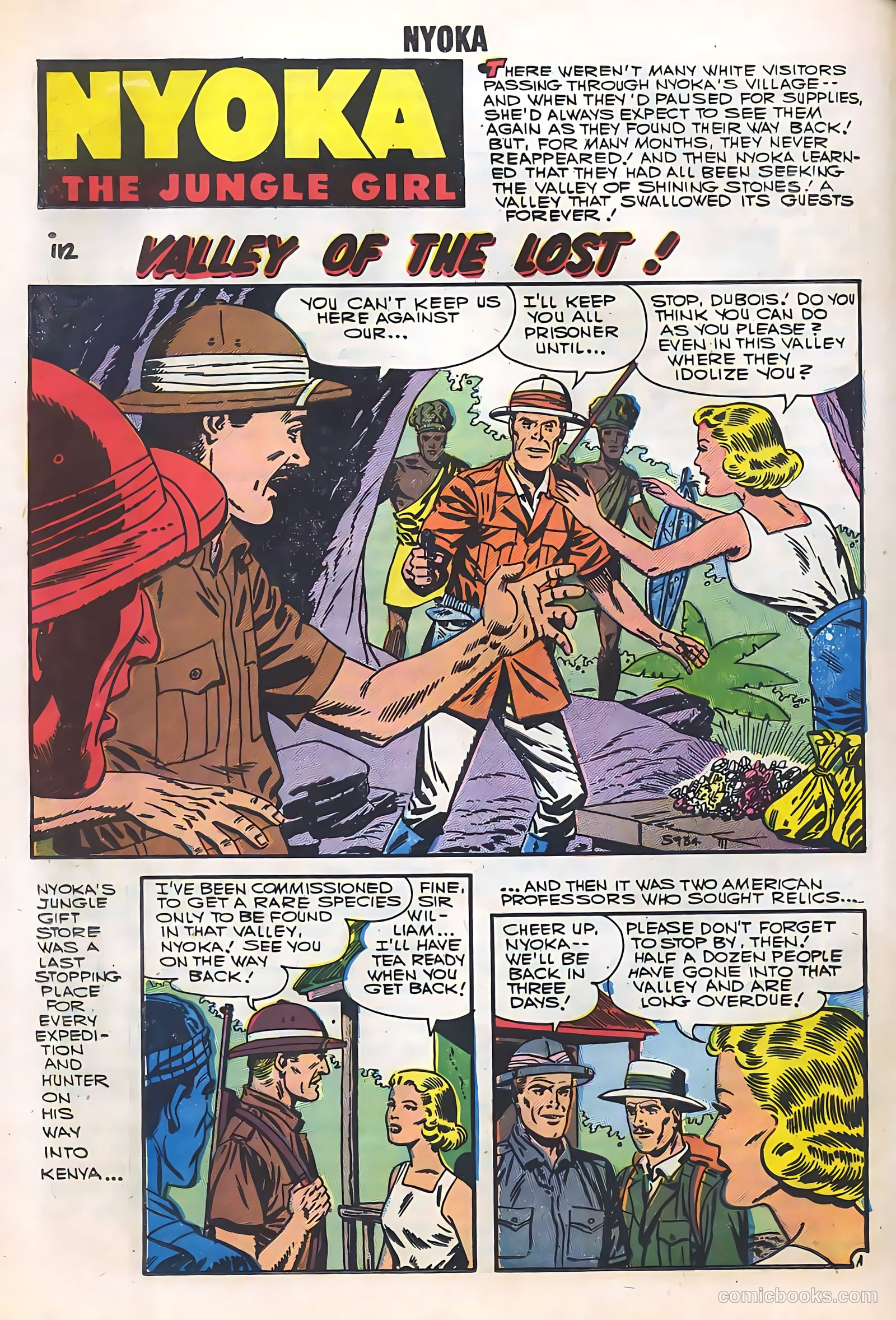 Nyoka the Jungle Girl #20 (1957) — page 18 of 36