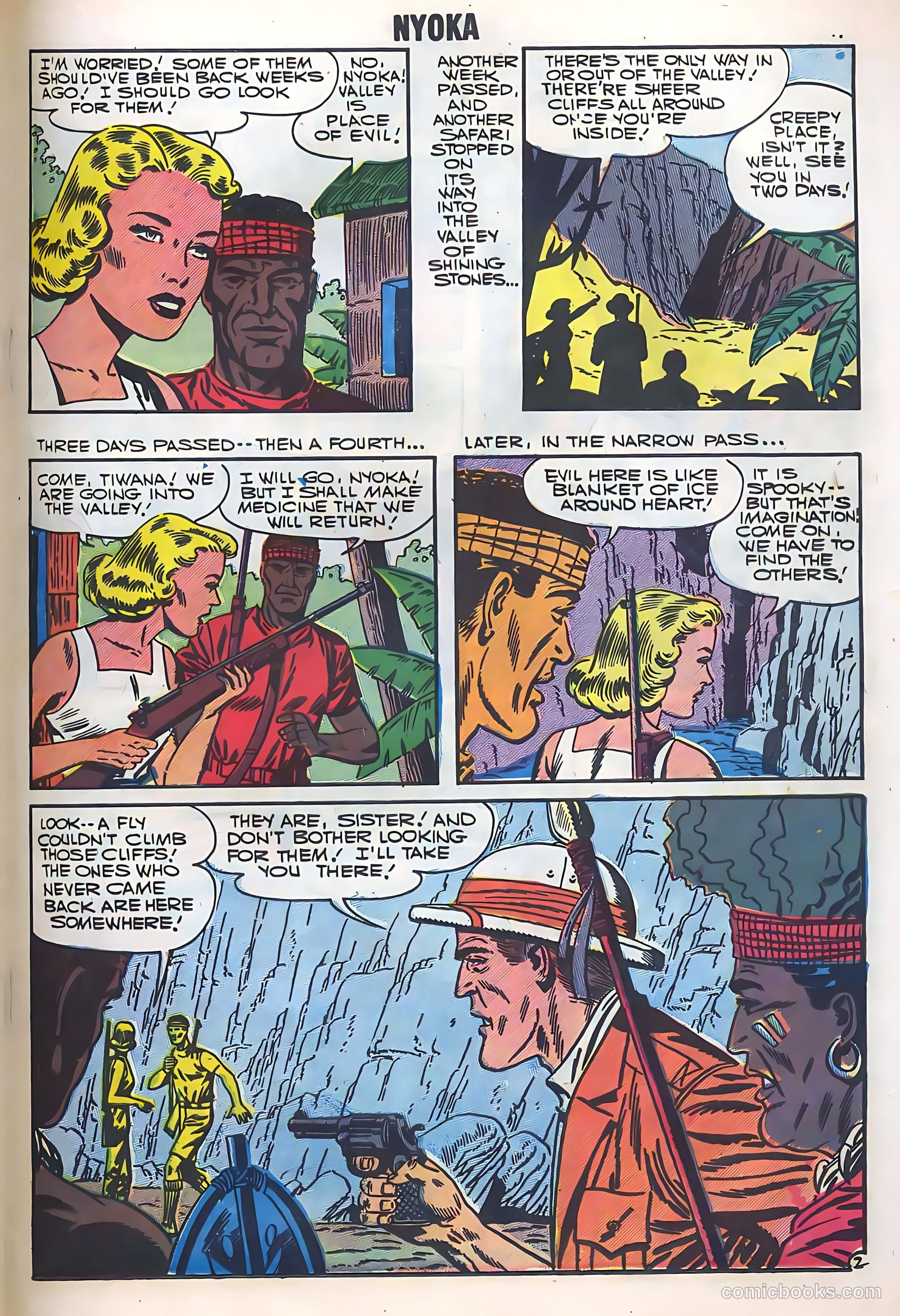 Nyoka the Jungle Girl #20 (1957) — page 19 of 36