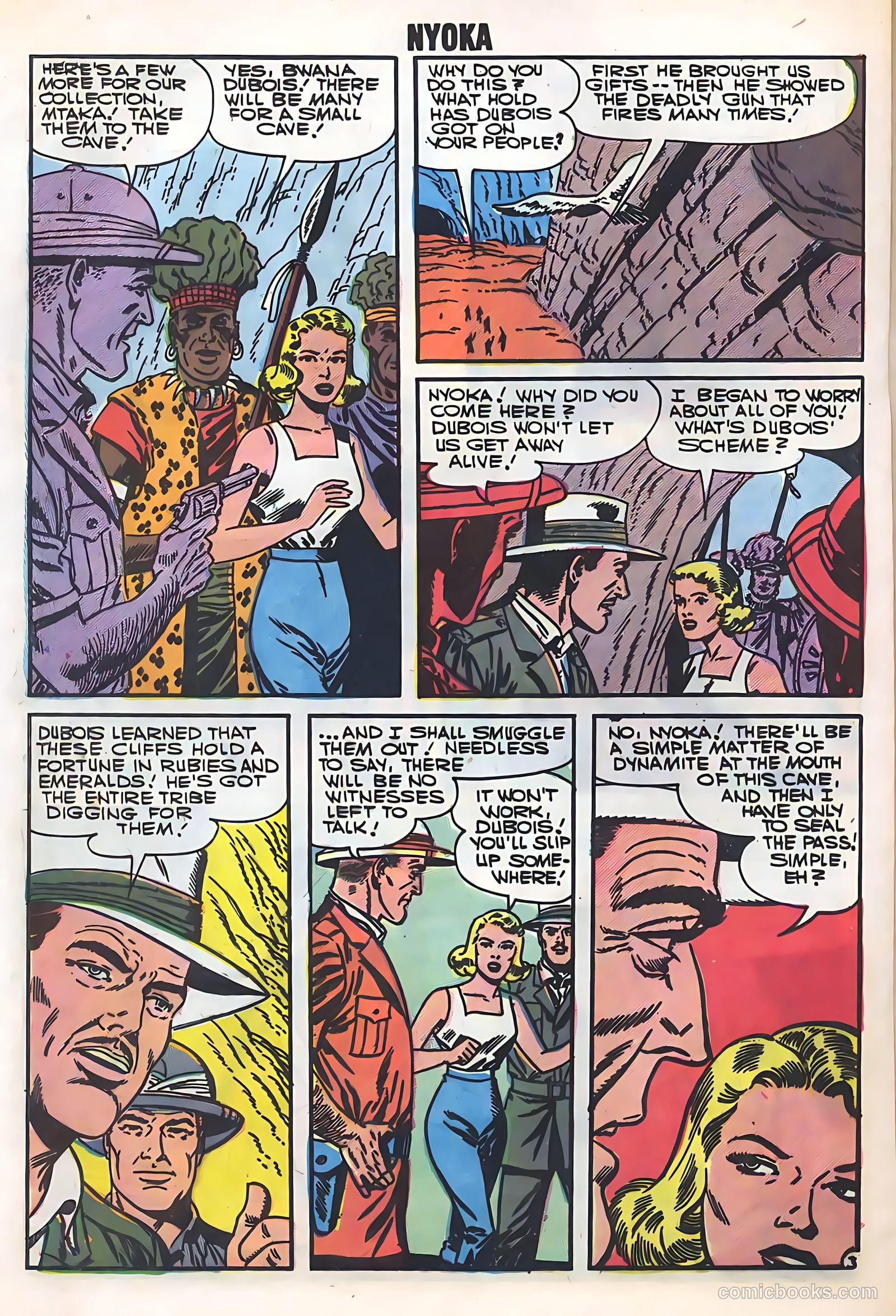 Nyoka the Jungle Girl #20 (1957) — page 20 of 36