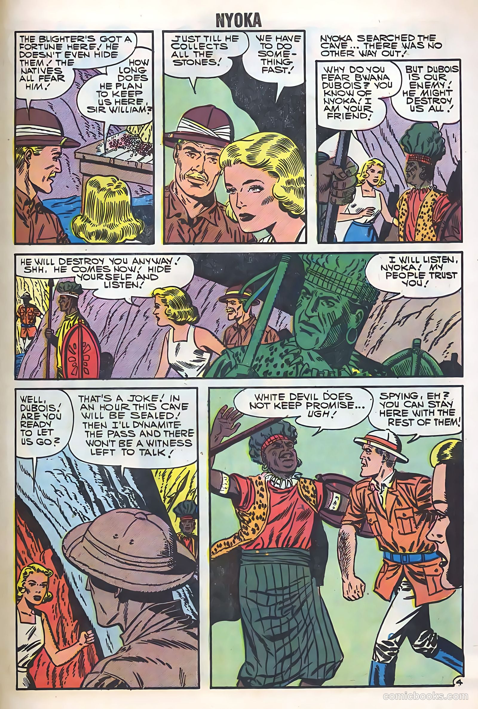 Nyoka the Jungle Girl #20 (1957) — page 21 of 36