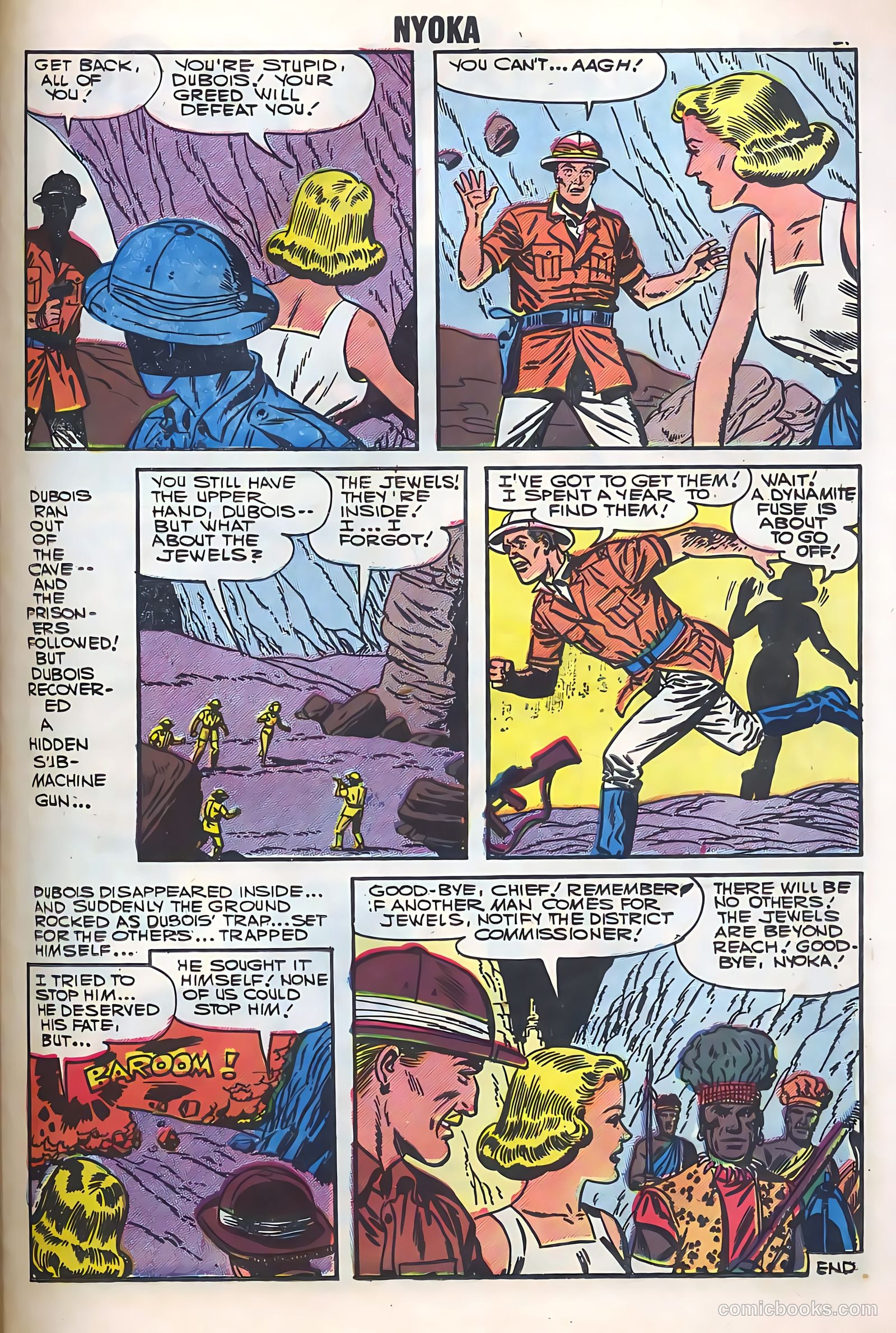 Nyoka the Jungle Girl #20 (1957) — page 23 of 36