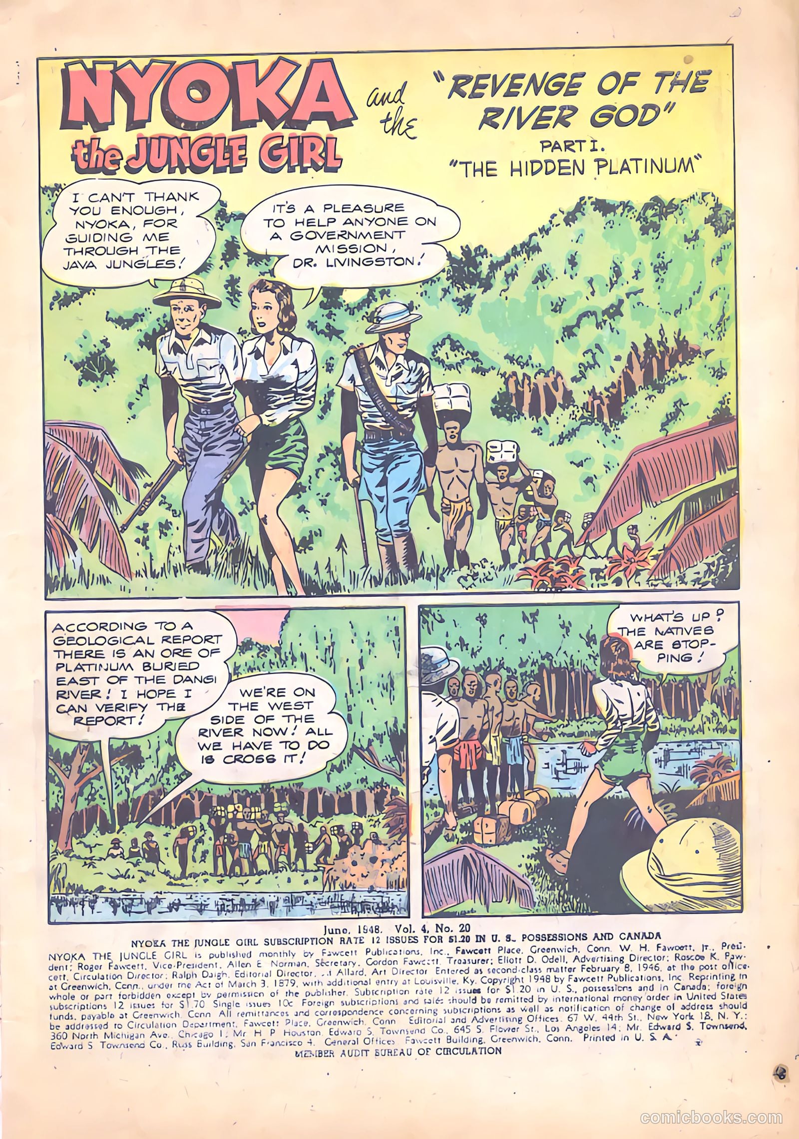Nyoka the Jungle Girl #20 (1948) — page 3 of 36
