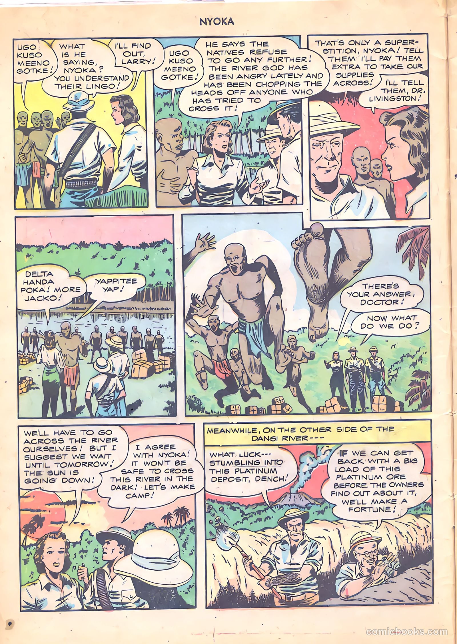 Nyoka the Jungle Girl #20 (1948) — page 4 of 36