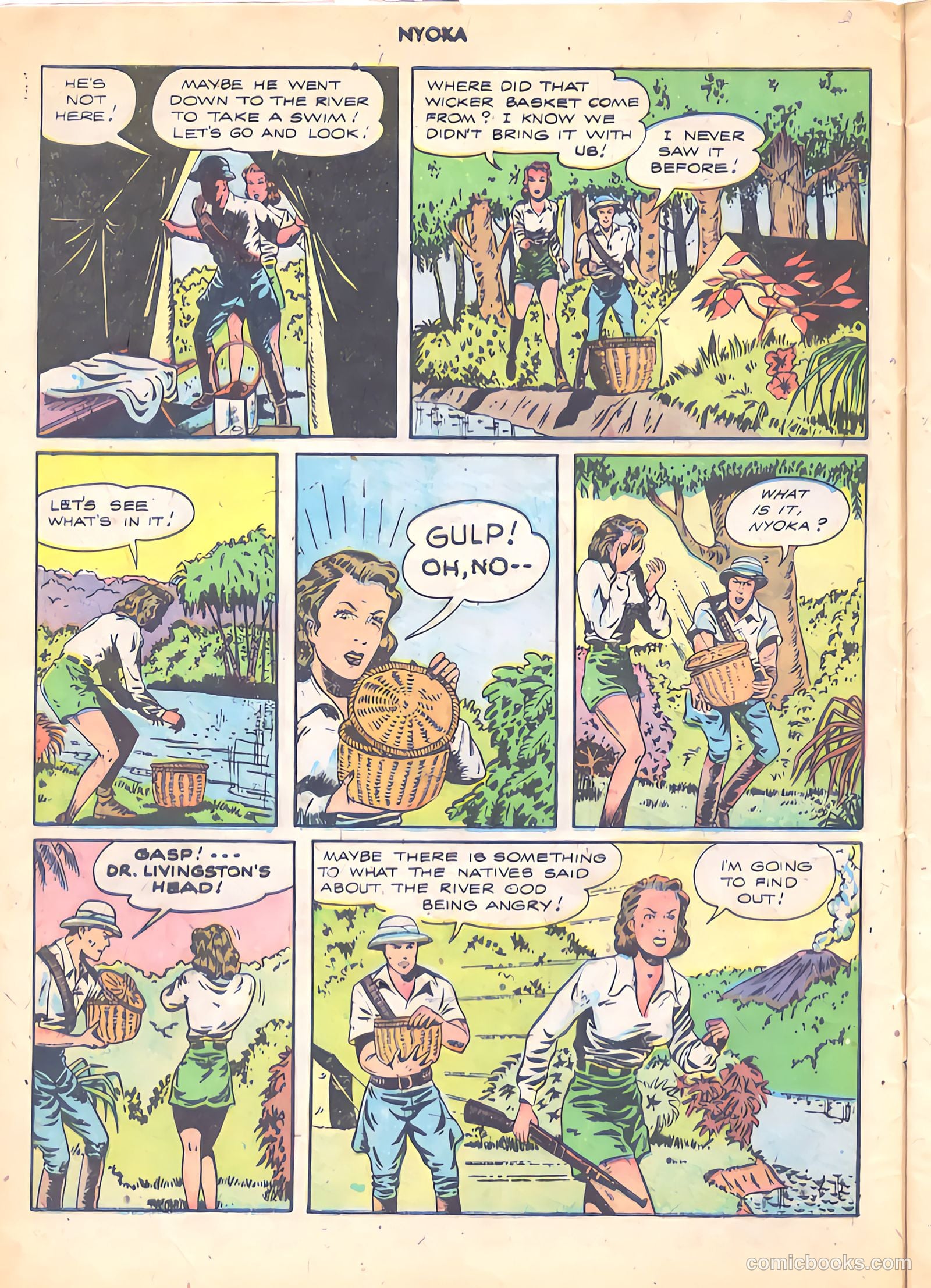 Nyoka the Jungle Girl #20 (1948) — page 6 of 36