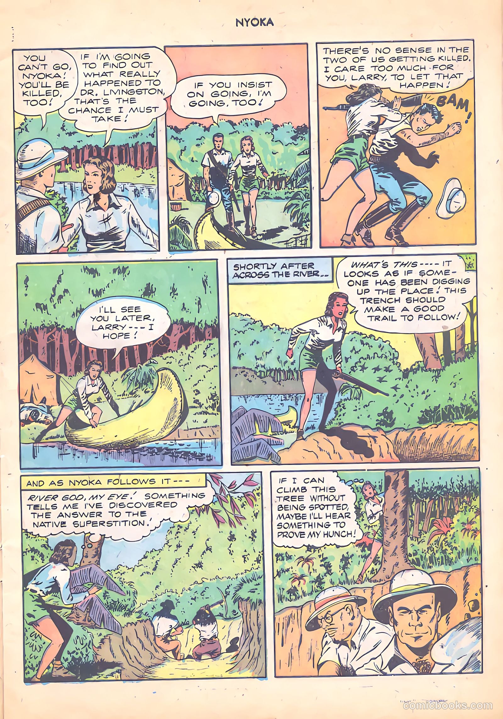 Nyoka the Jungle Girl #20 (1948) — page 7 of 36