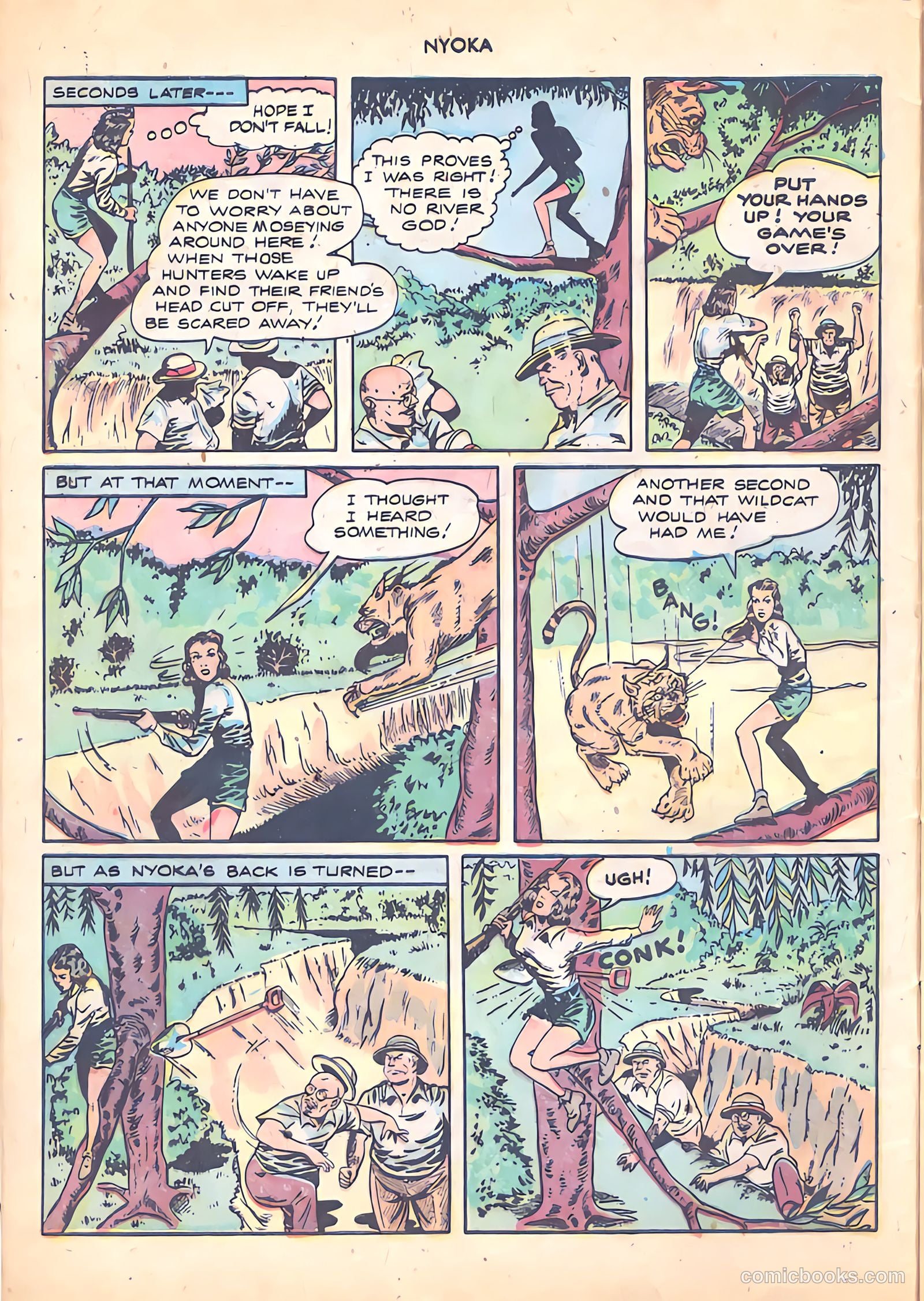 Nyoka the Jungle Girl #20 (1948) — page 8 of 36