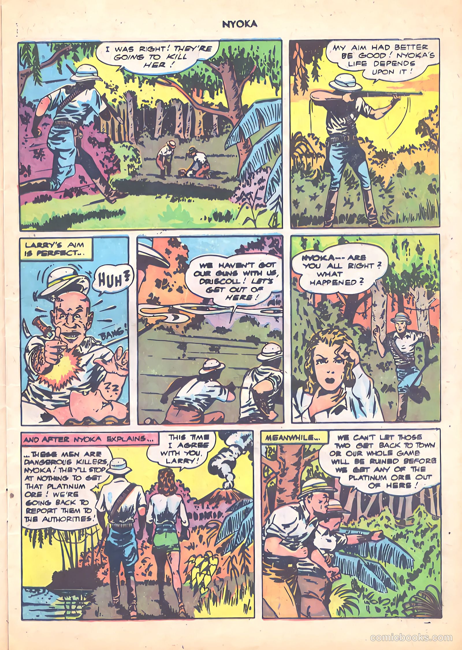 Nyoka the Jungle Girl #20 (1948) — page 15 of 36