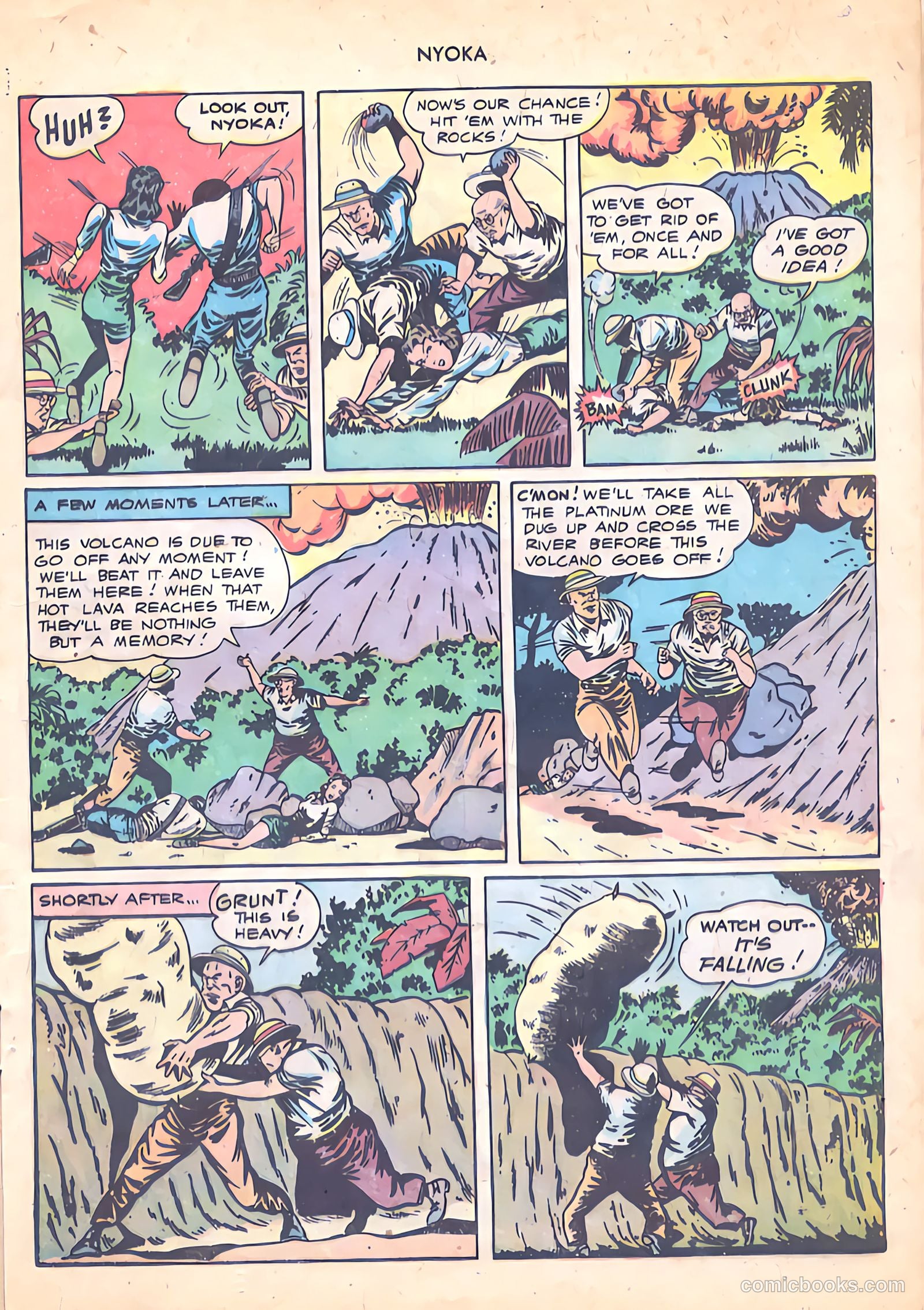 Nyoka the Jungle Girl #20 (1948) — page 17 of 36