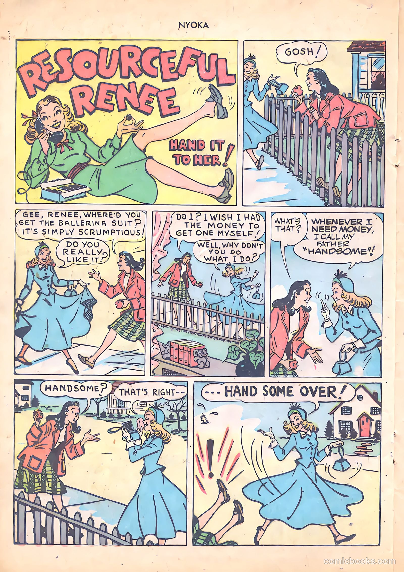 Nyoka the Jungle Girl #20 (1948) — page 20 of 36