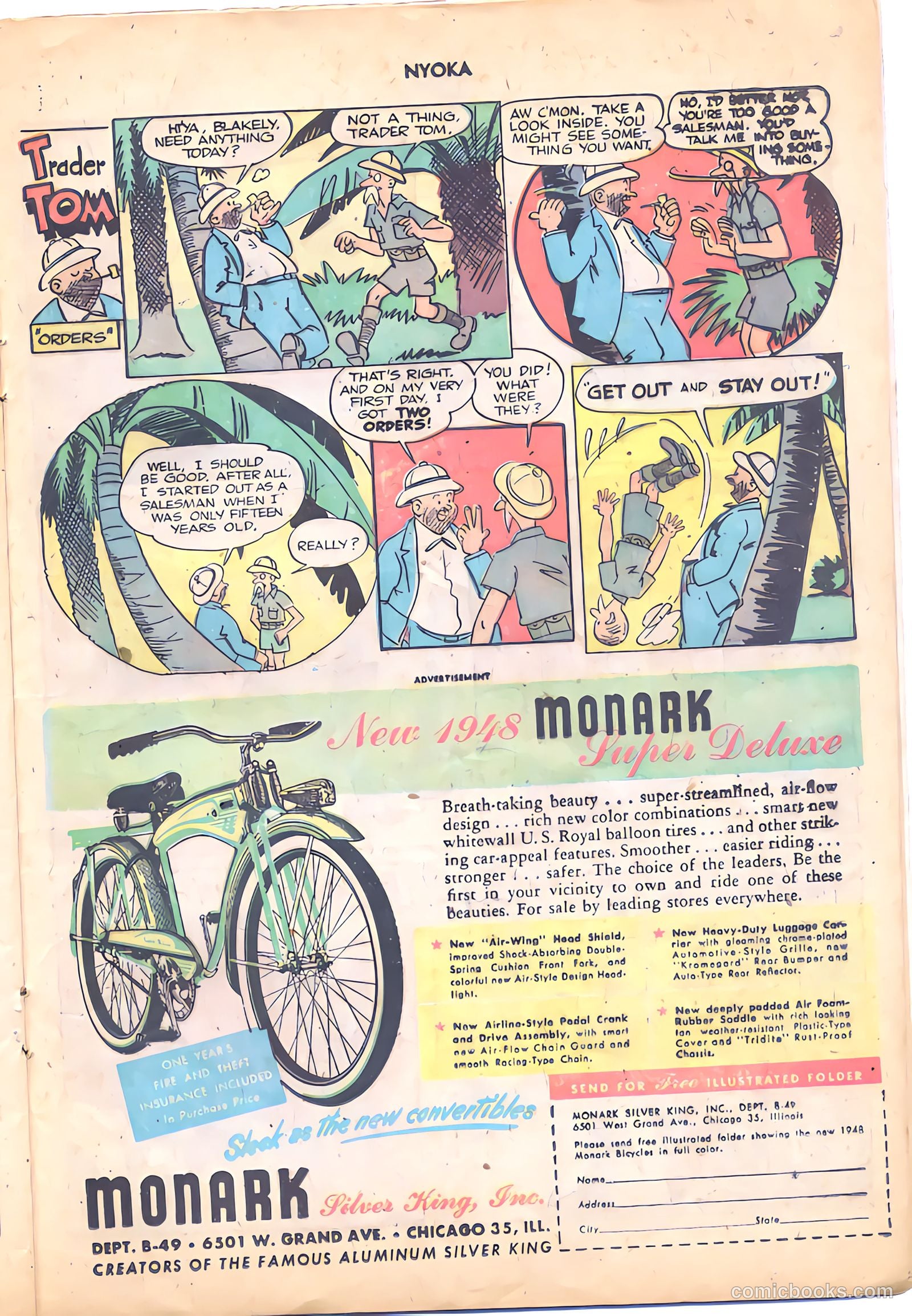 Nyoka the Jungle Girl #20 (1948) — page 21 of 36