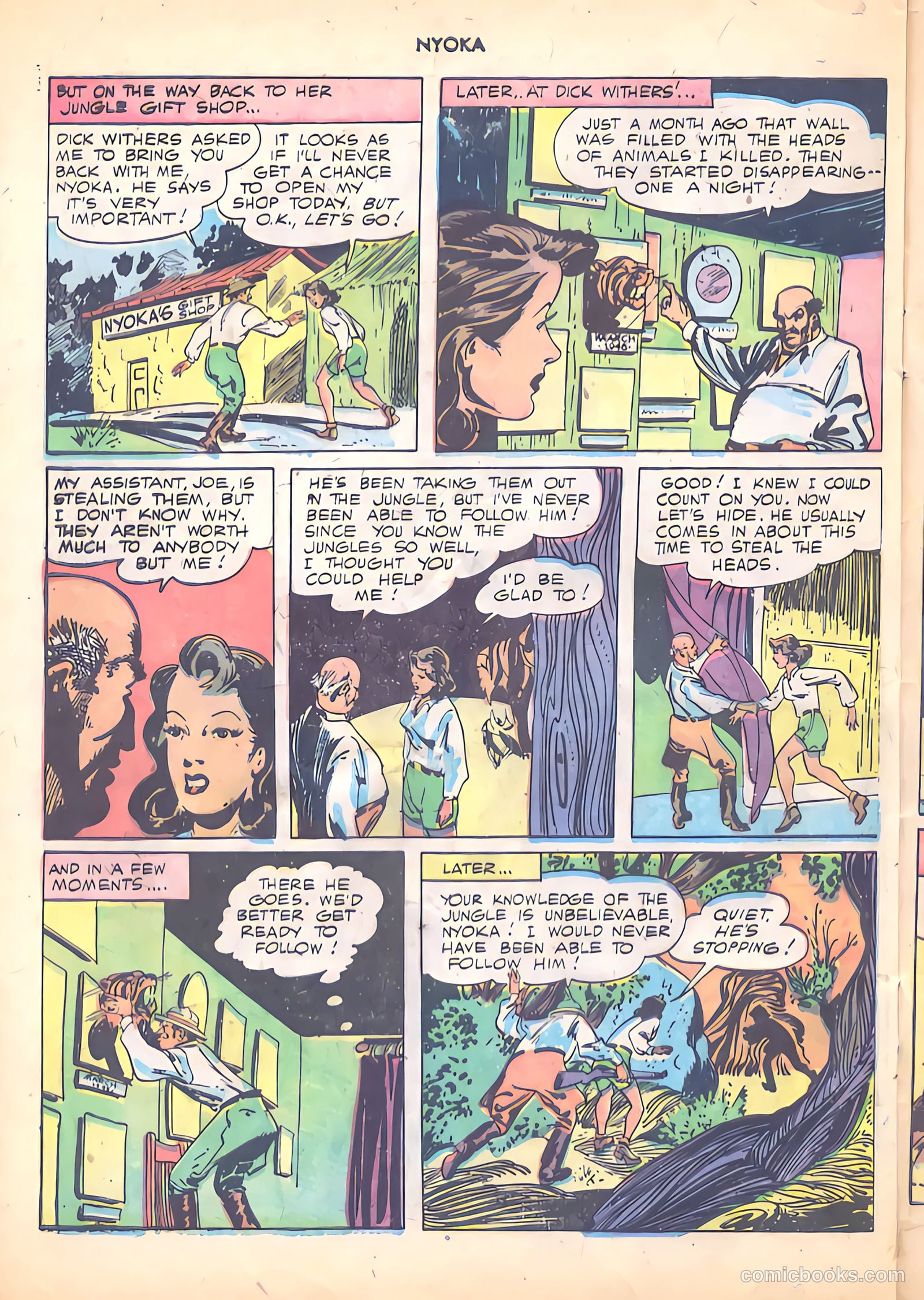 Nyoka the Jungle Girl #20 (1948) — page 30 of 36