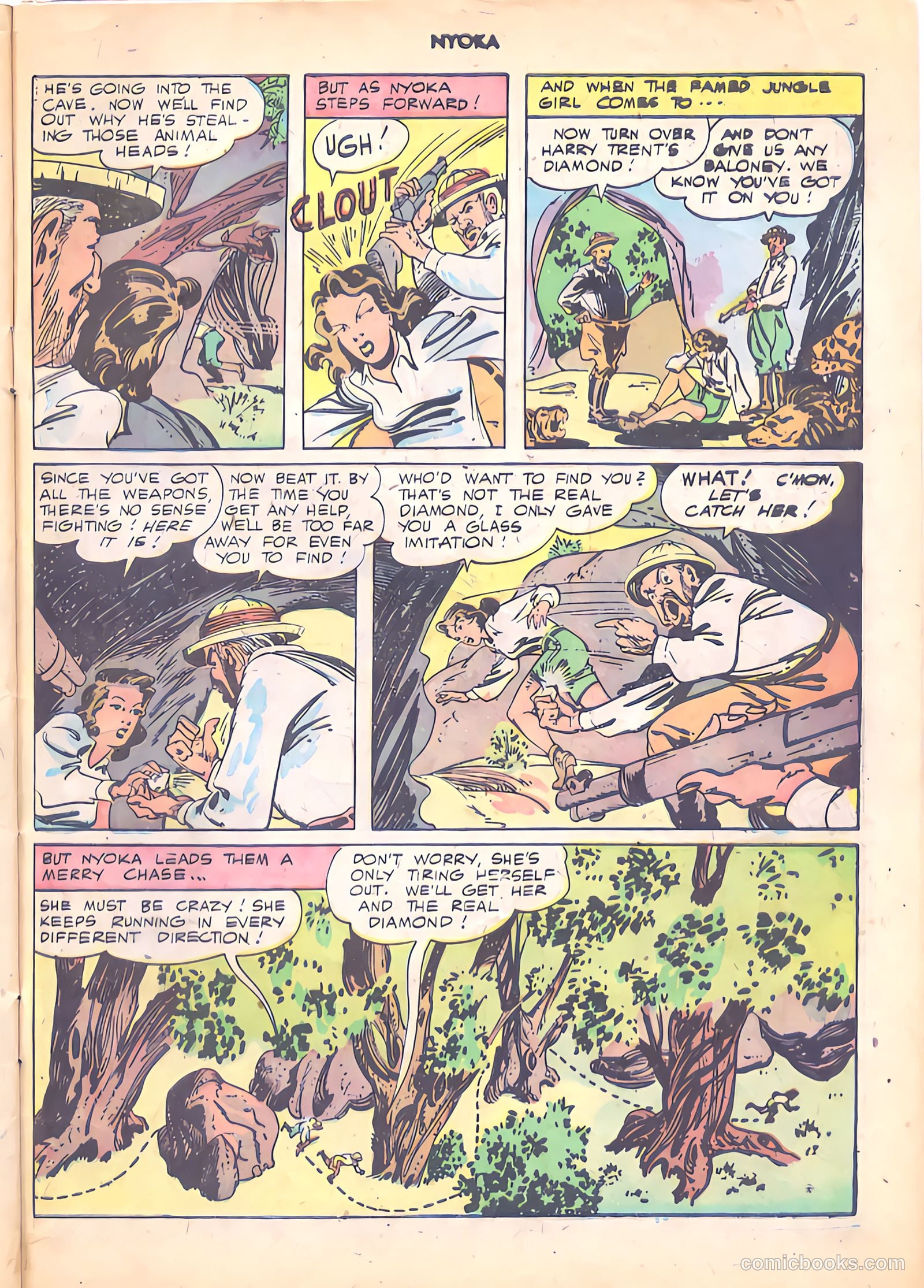 Nyoka the Jungle Girl #20 (1948) — page 31 of 36
