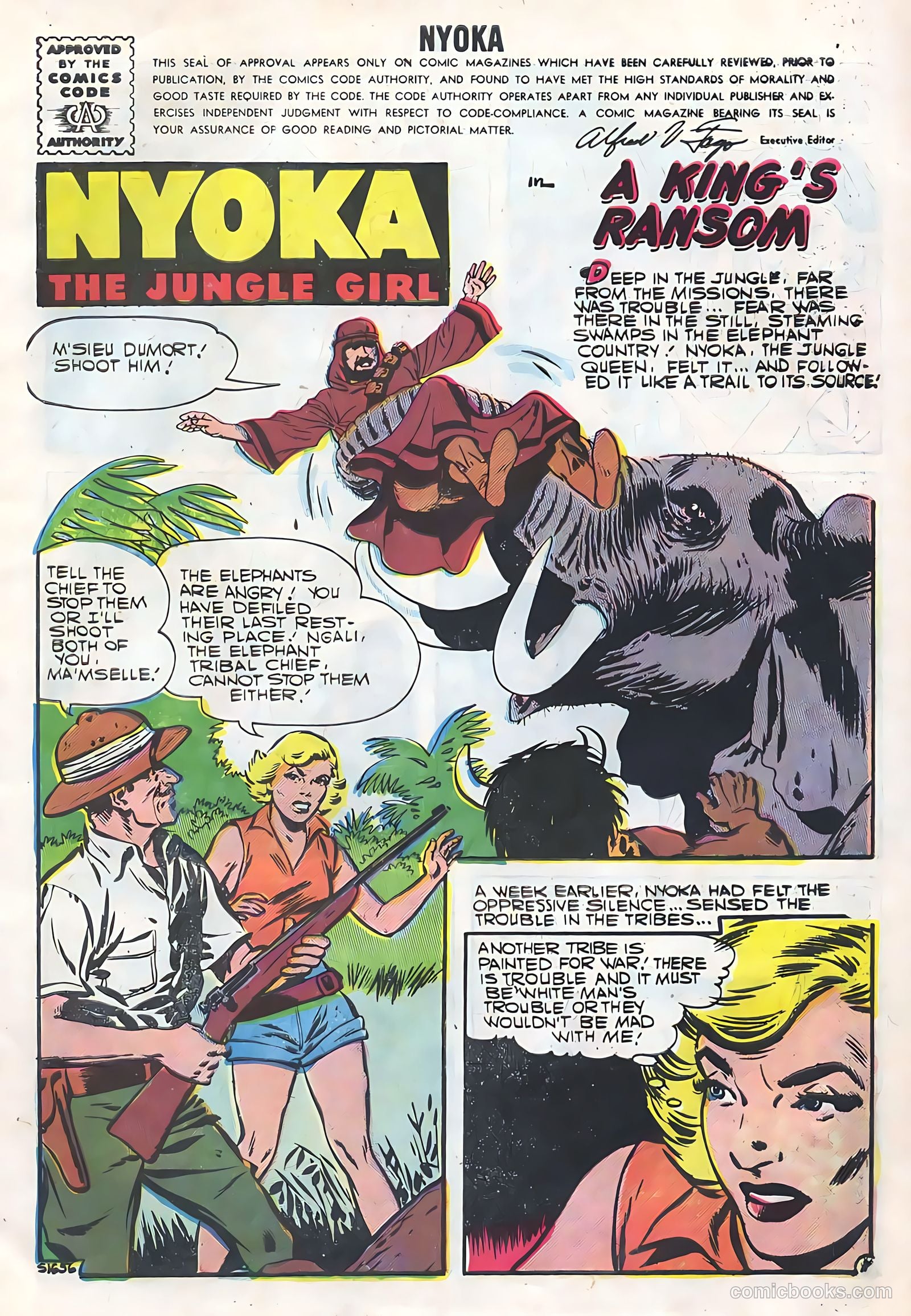 Nyoka the Jungle Girl #21 (1957) — page 3 of 36