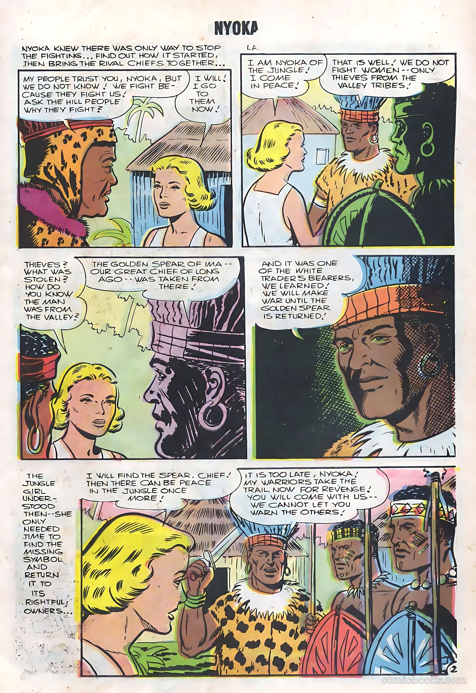 Nyoka the Jungle Girl #21 (1957) — page 11 of 36