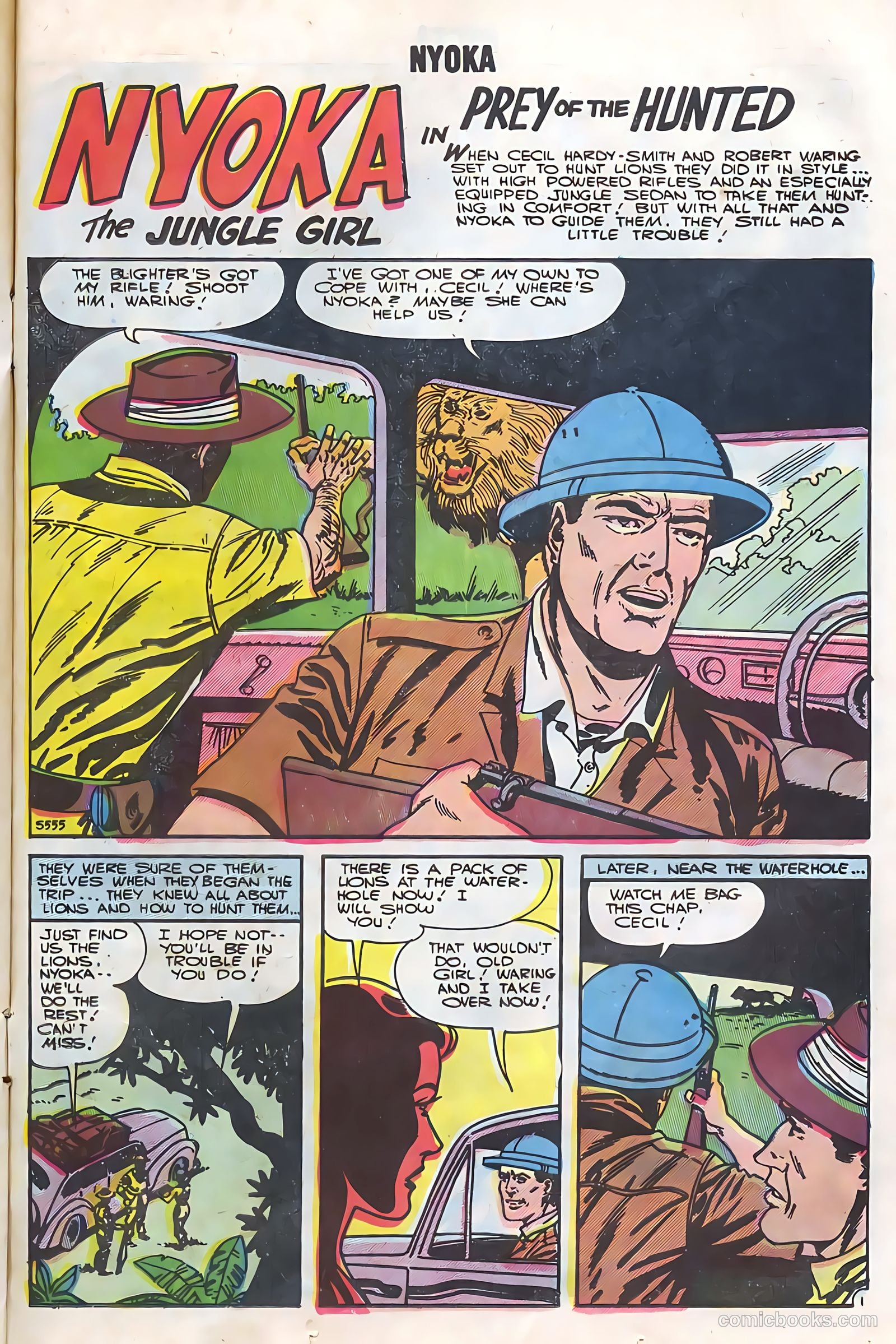 Nyoka the Jungle Girl #21 (1957) — page 23 of 36