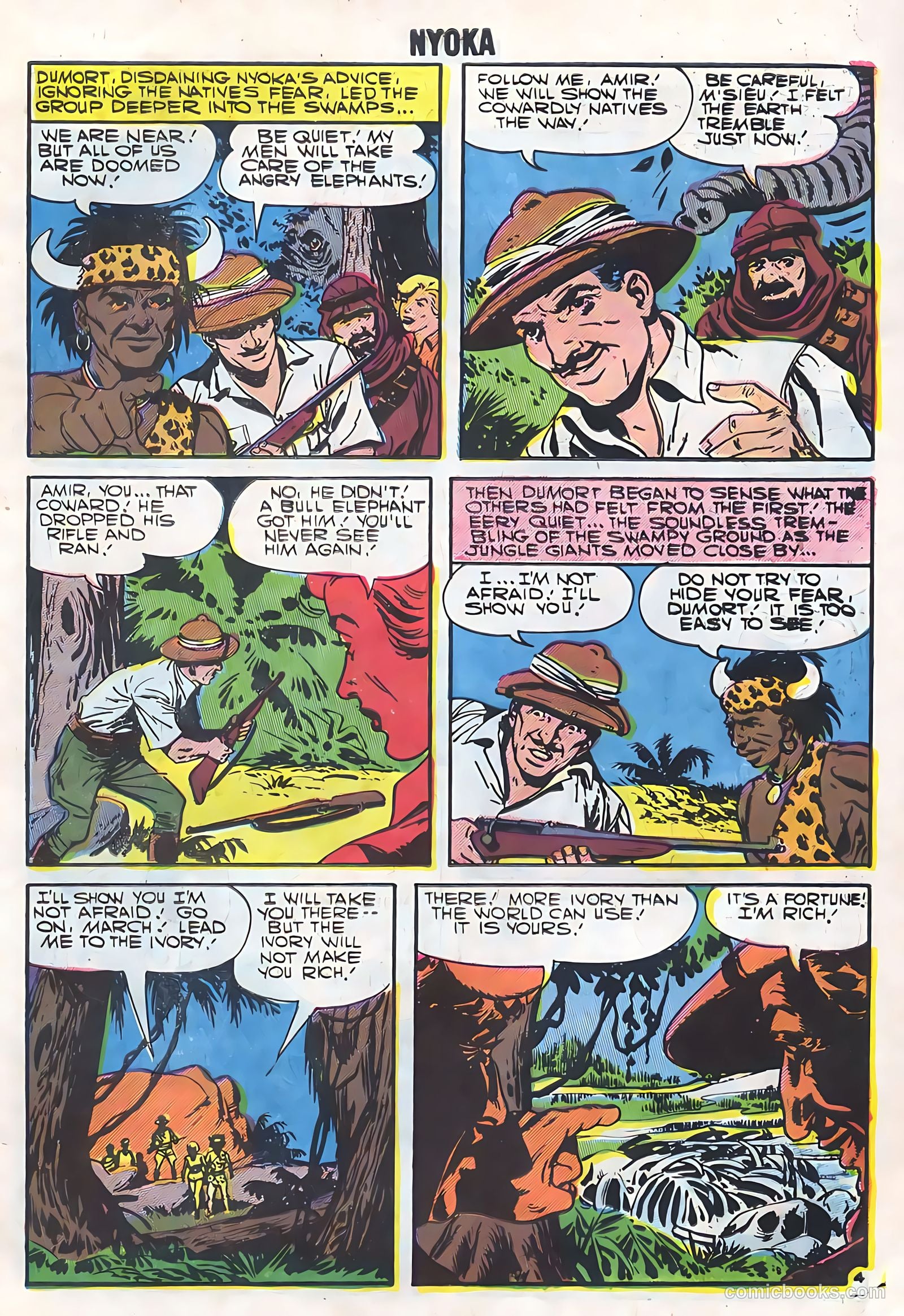 Nyoka the Jungle Girl #21 (1948) — page 7 of 36